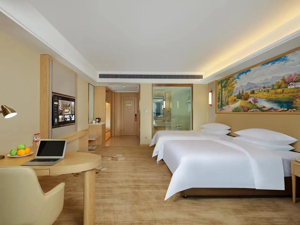 Bedroom, Bed in Vienna International Hotel Wenchang
