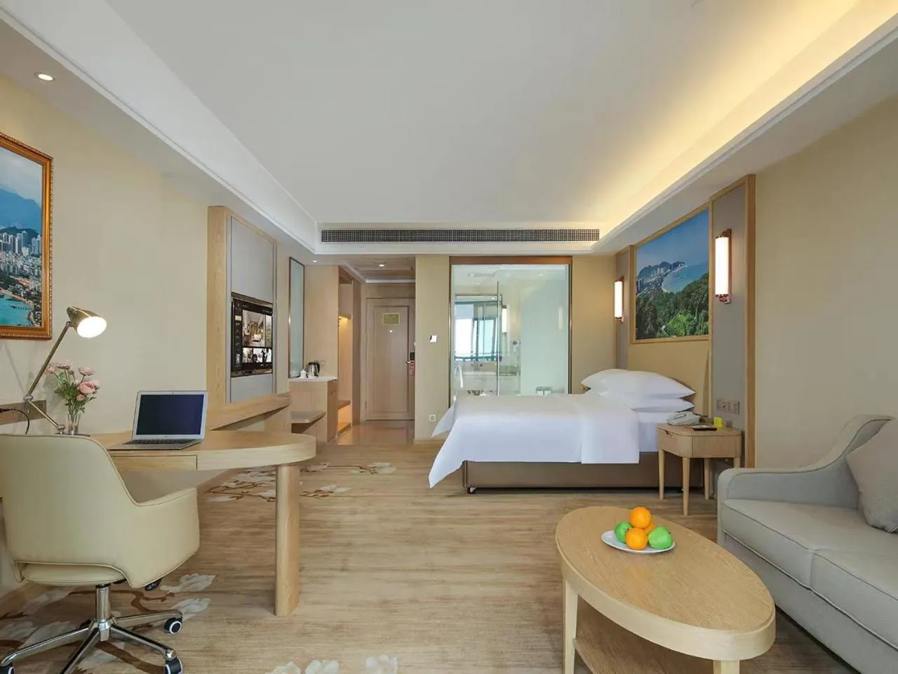 Bed in Vienna International Hotel Wenchang