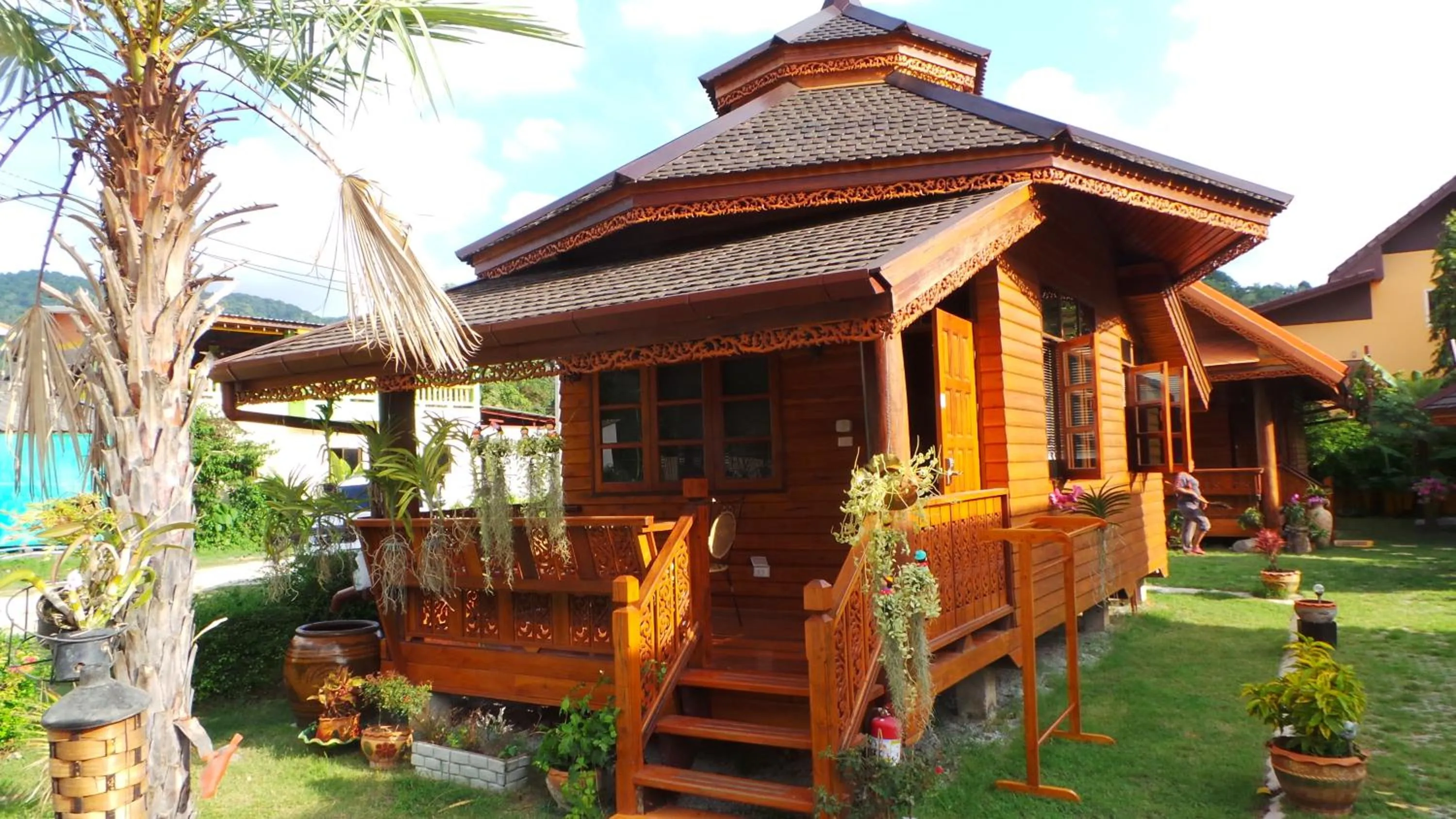 Facade/entrance in Golden Teak Resort Baan Sapparot