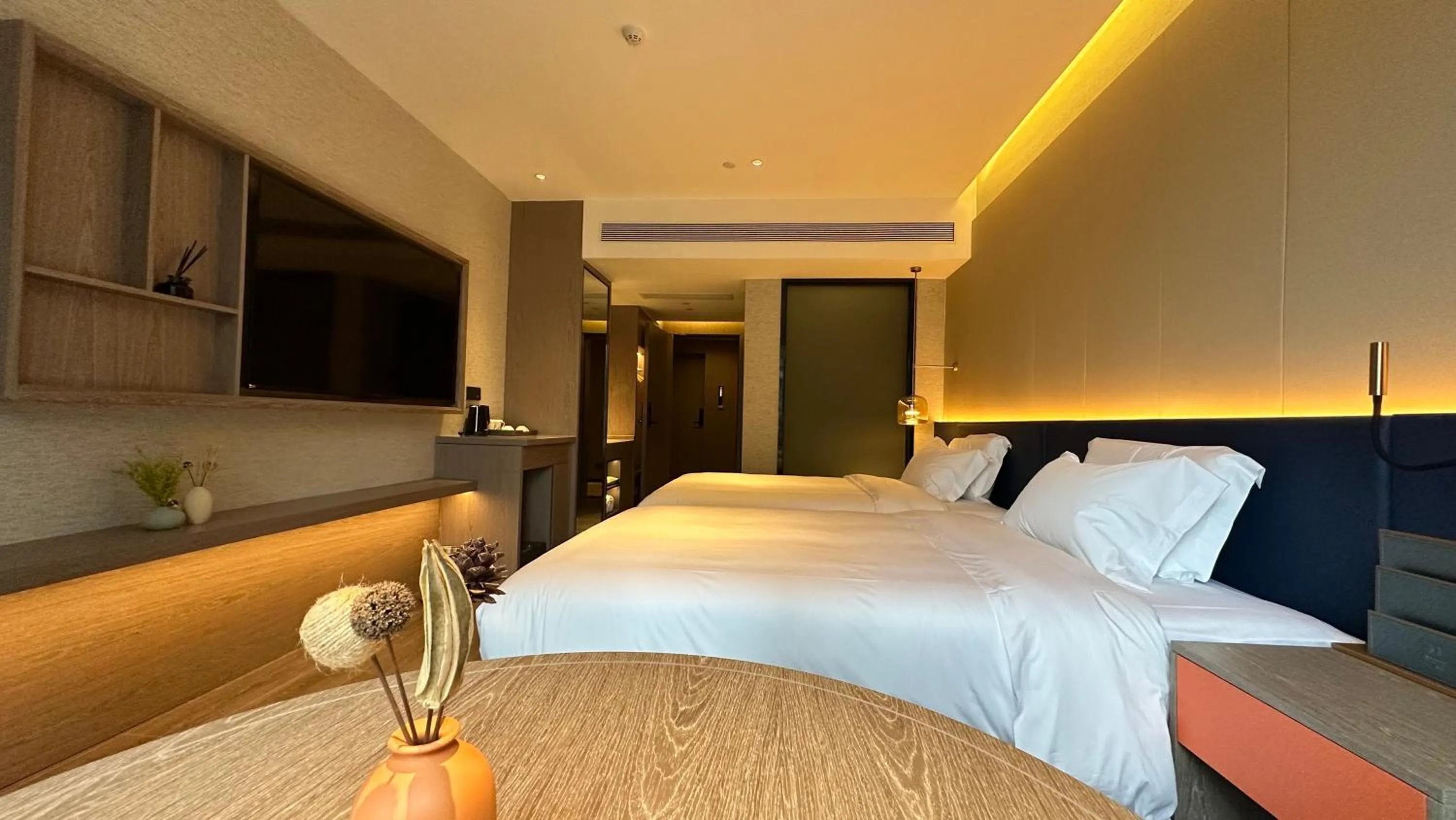 Bed in Mehood Hotel Ankang Ziyang