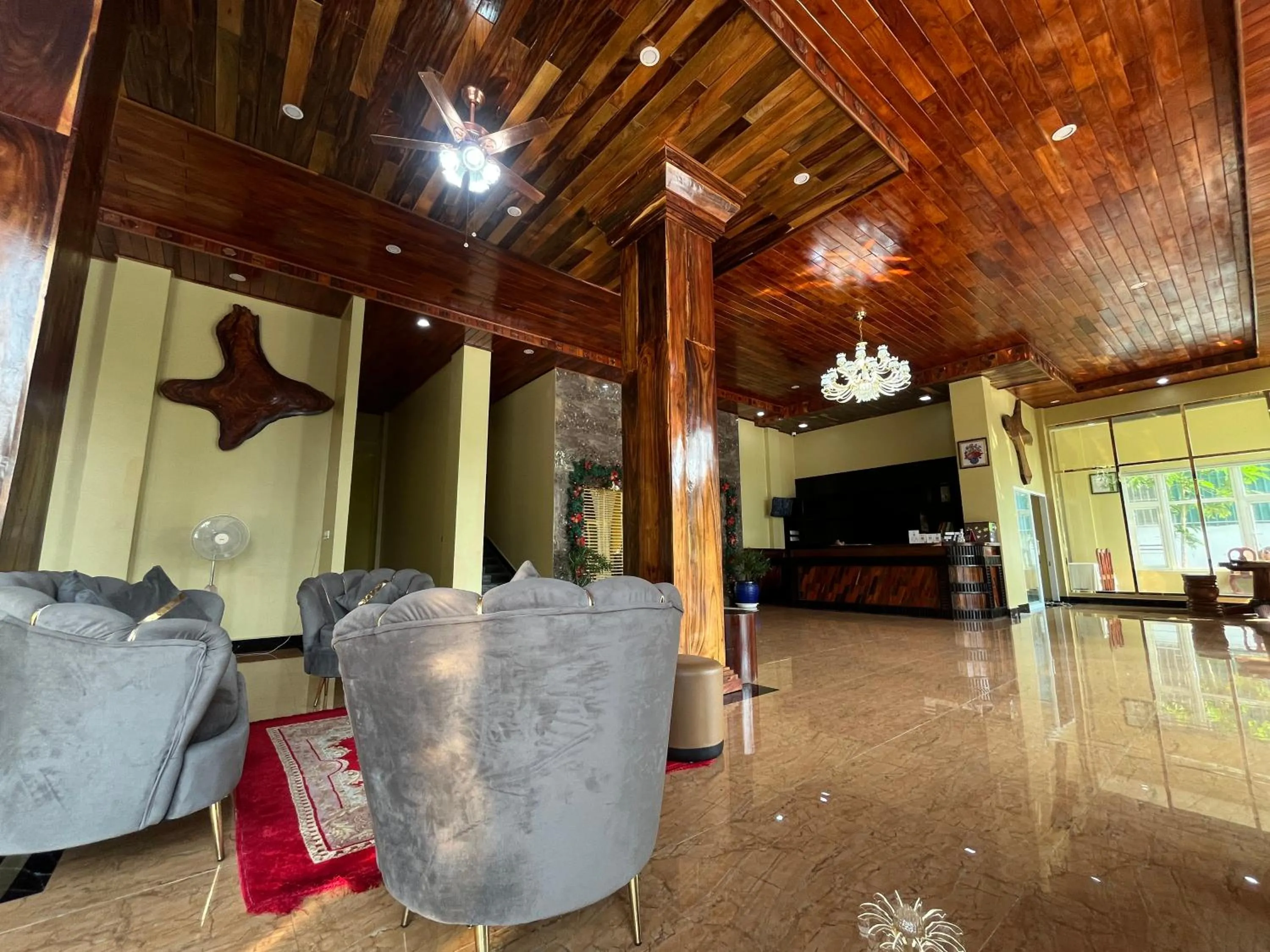 Living room in Kep Sea View Hotel & Sky Bar