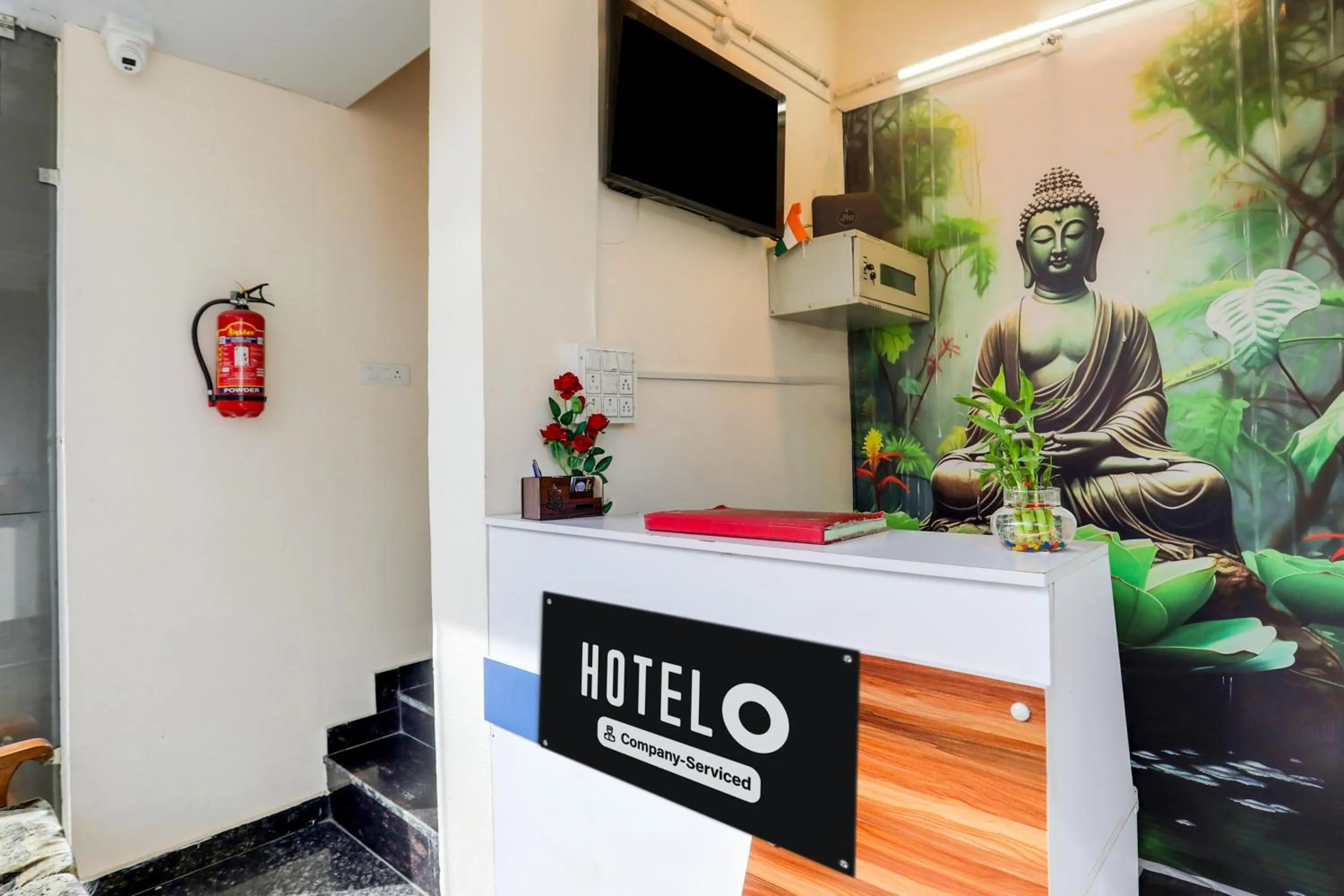 Lobby or reception in Hotel O Kota Railway Junction Formerly Formerly Aagam Inn