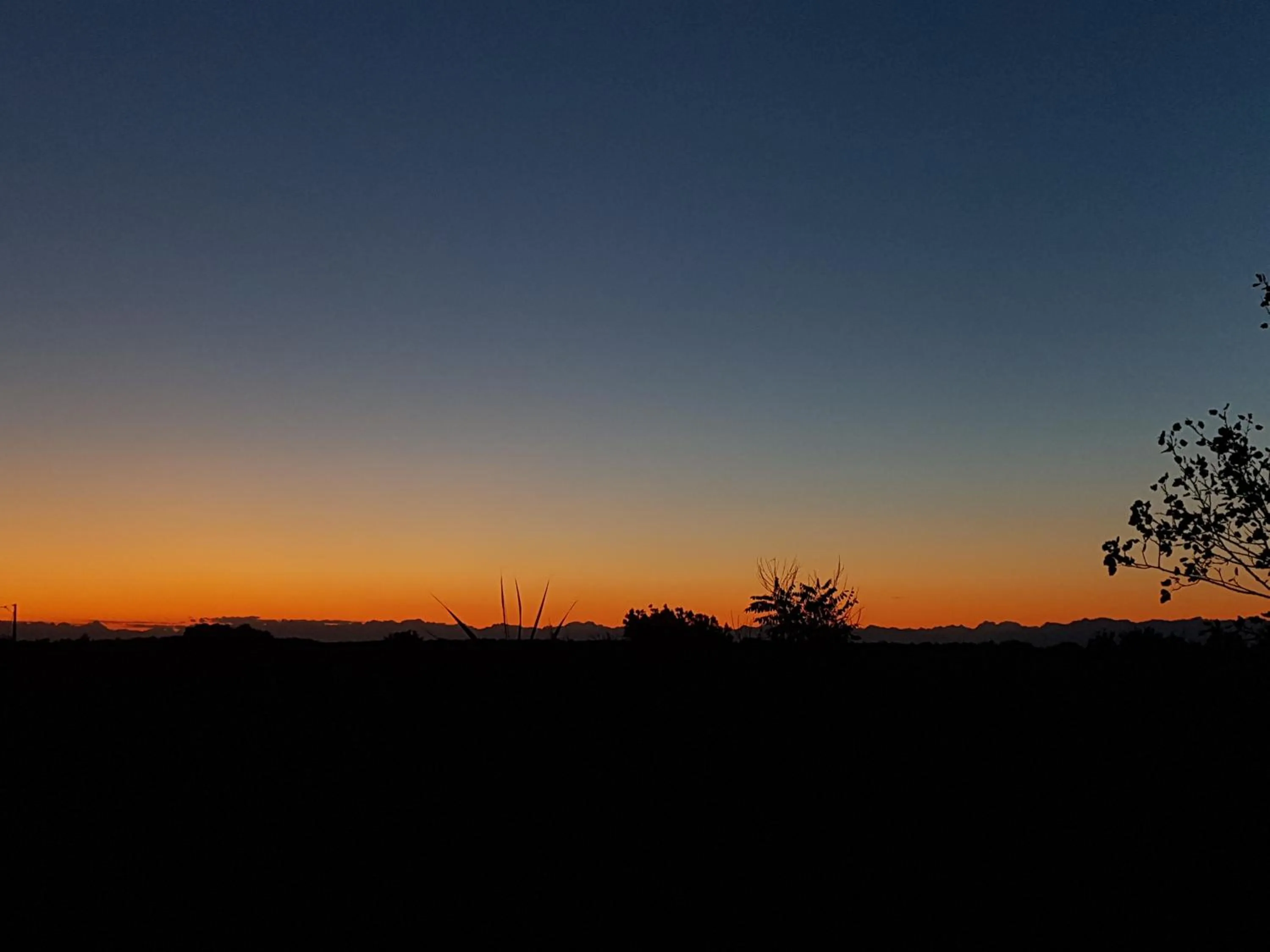 Sunset in Hotel Caneo