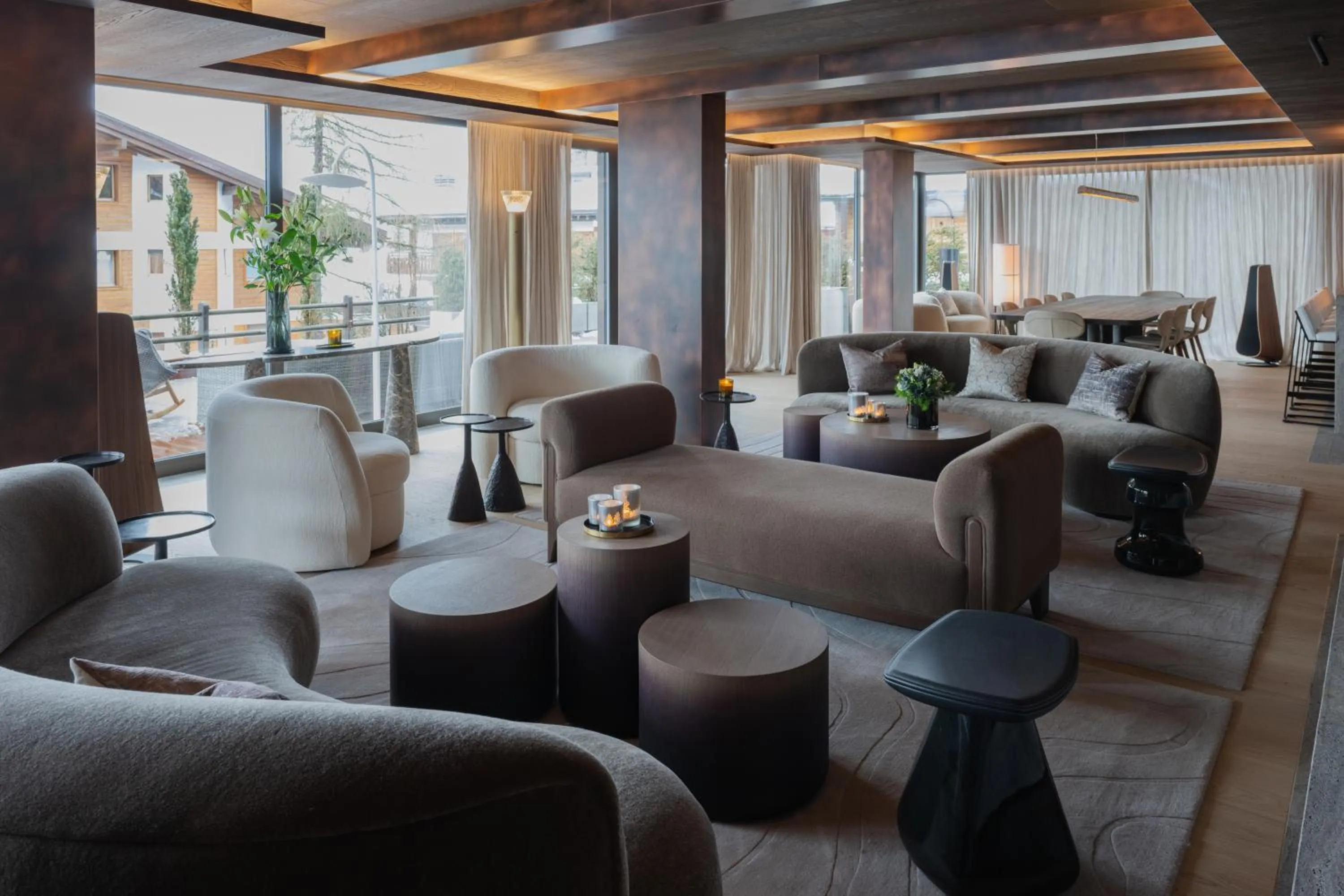 Living room in No 14 Verbier