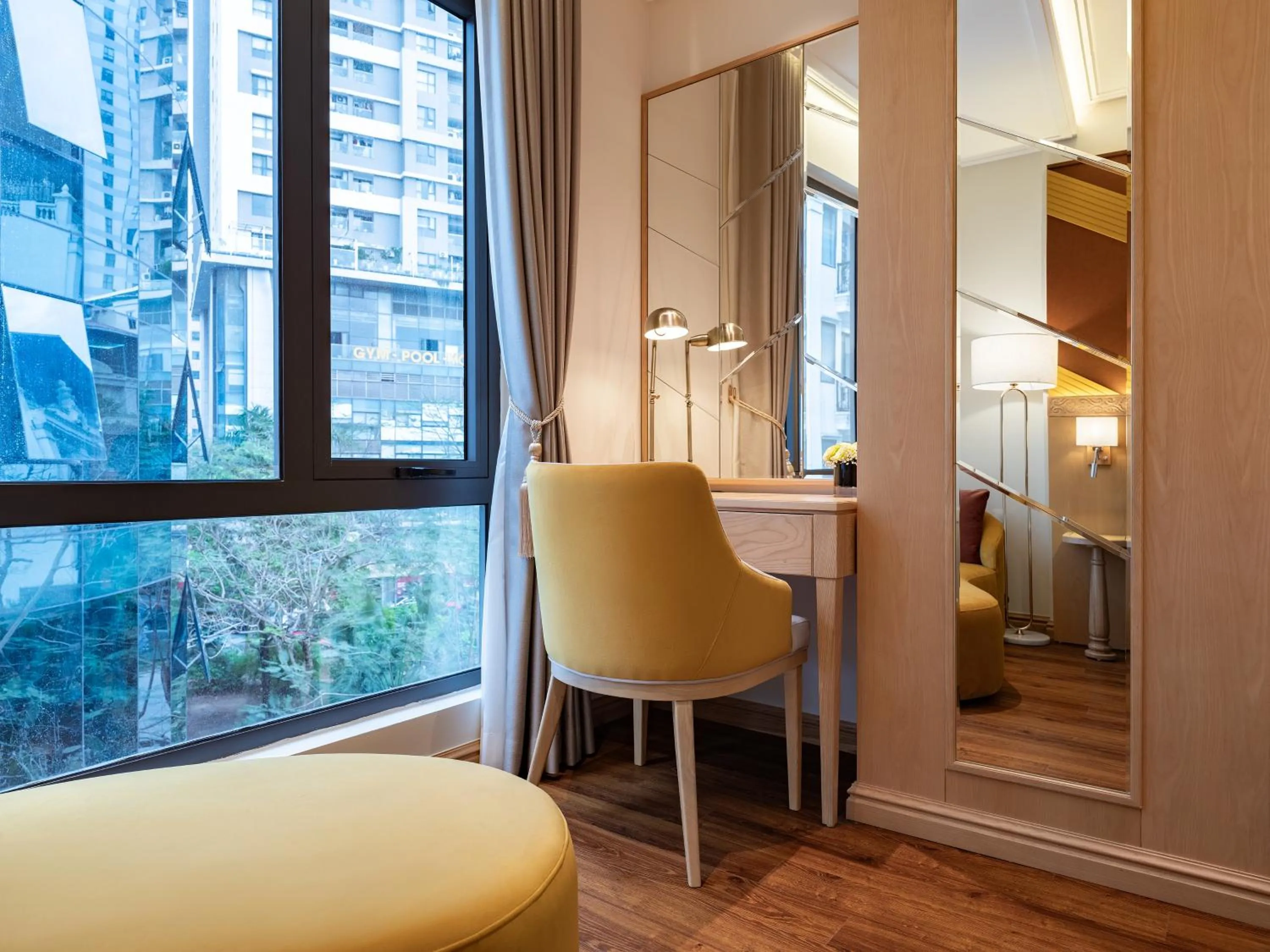 Seating area in Saigon Aroma Hotel