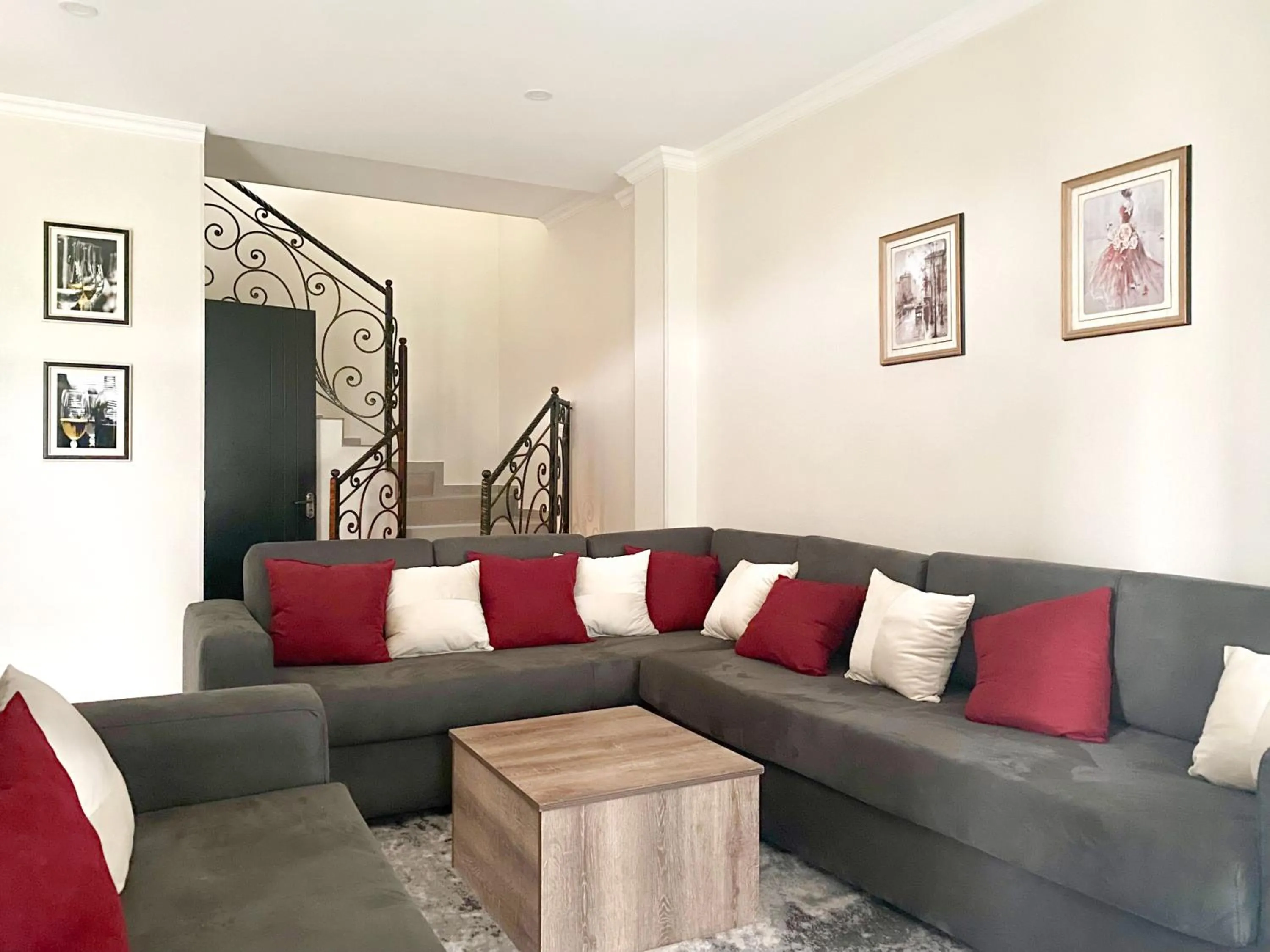 Living room in Villa Mtashi