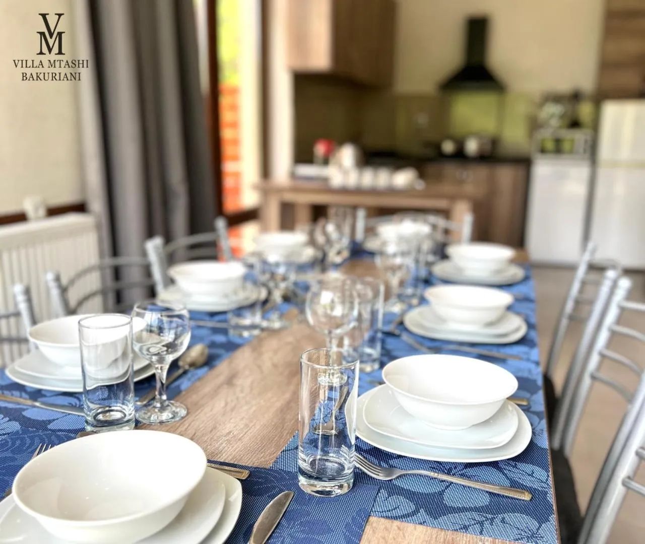 Dining area in Villa Mtashi