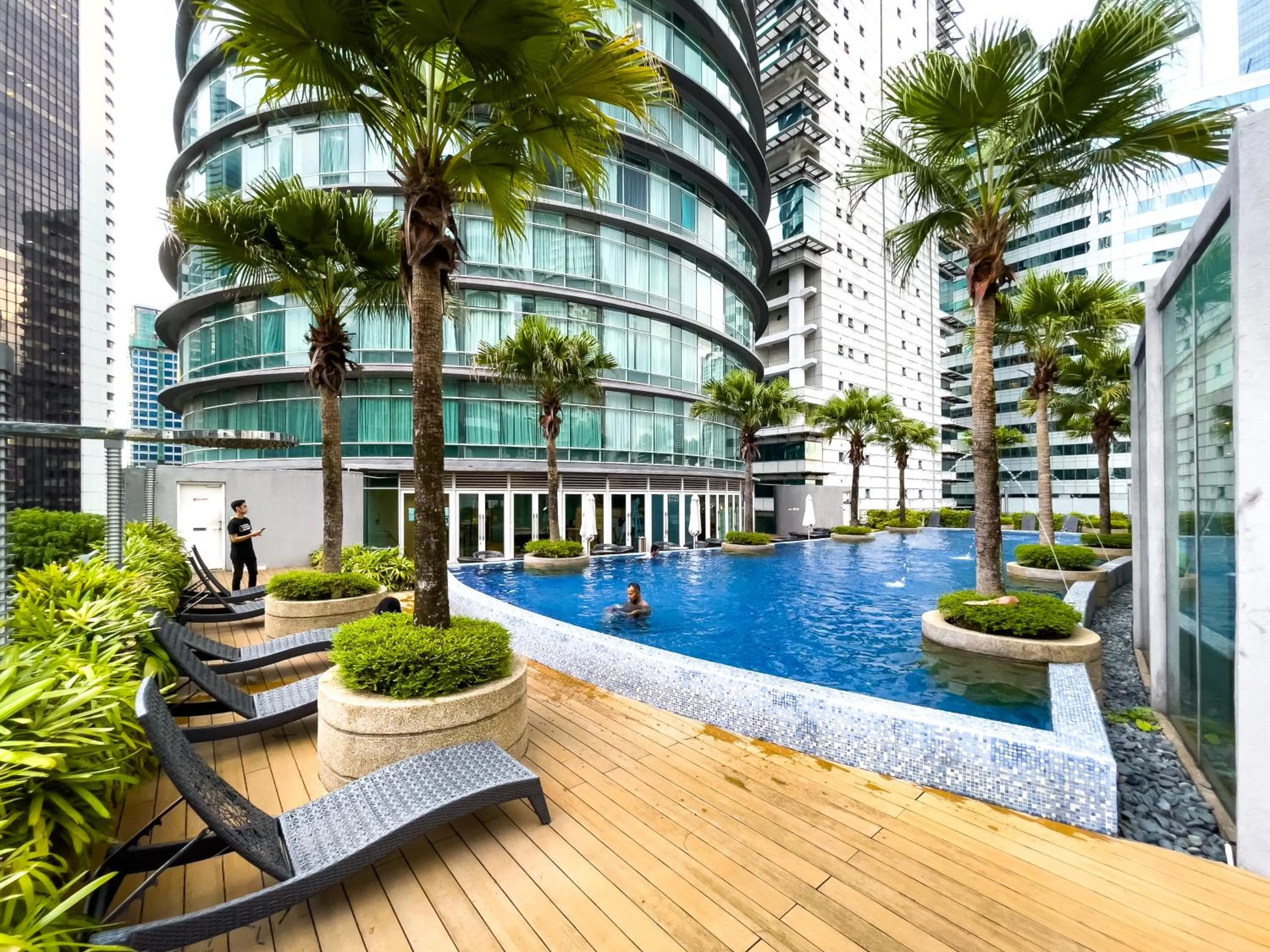 Swimming pool in Vortex Suites KLCC by Wakely Kuala Lumpur