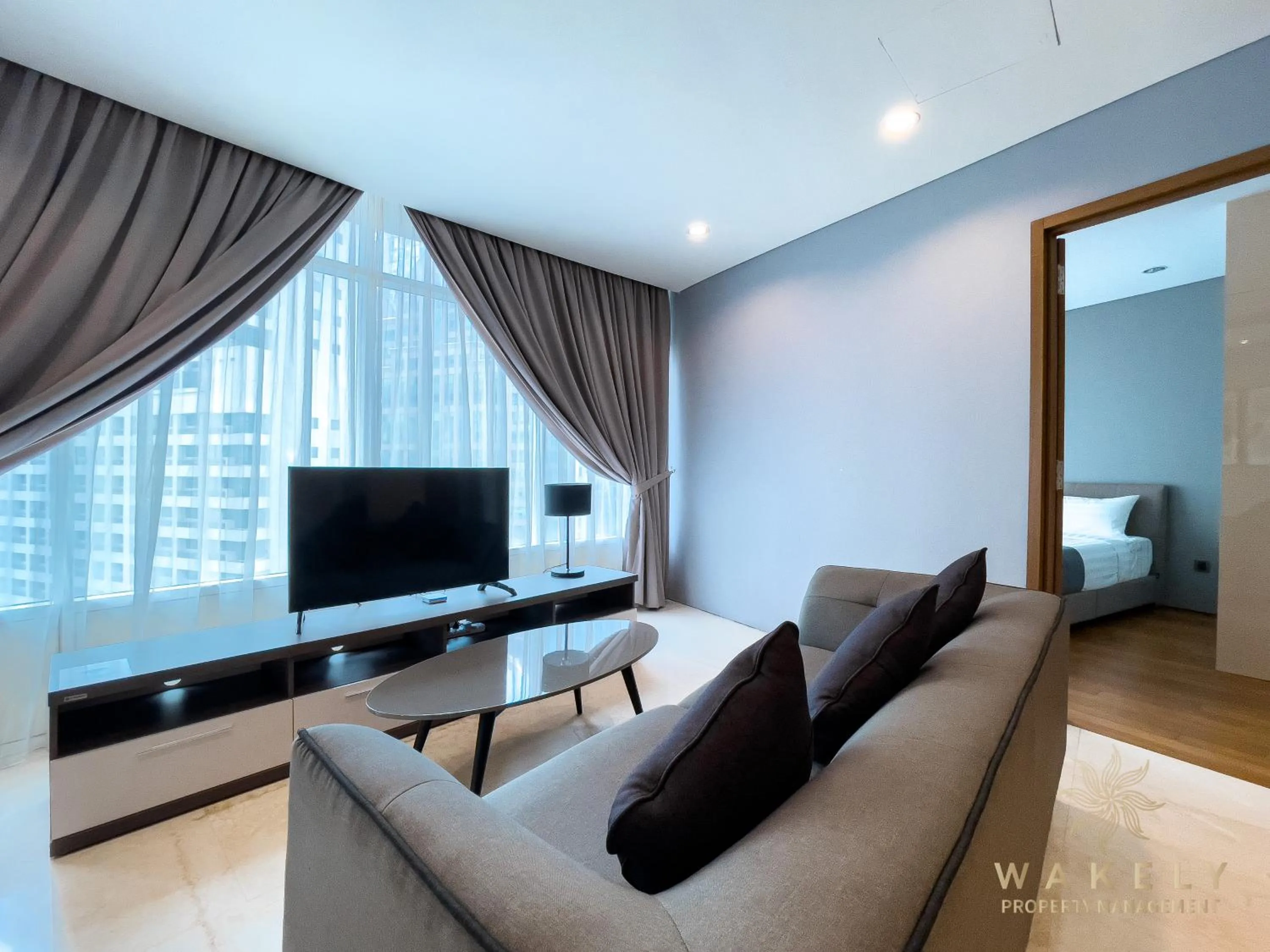 Living room in Vortex Suites KLCC by Wakely Kuala Lumpur