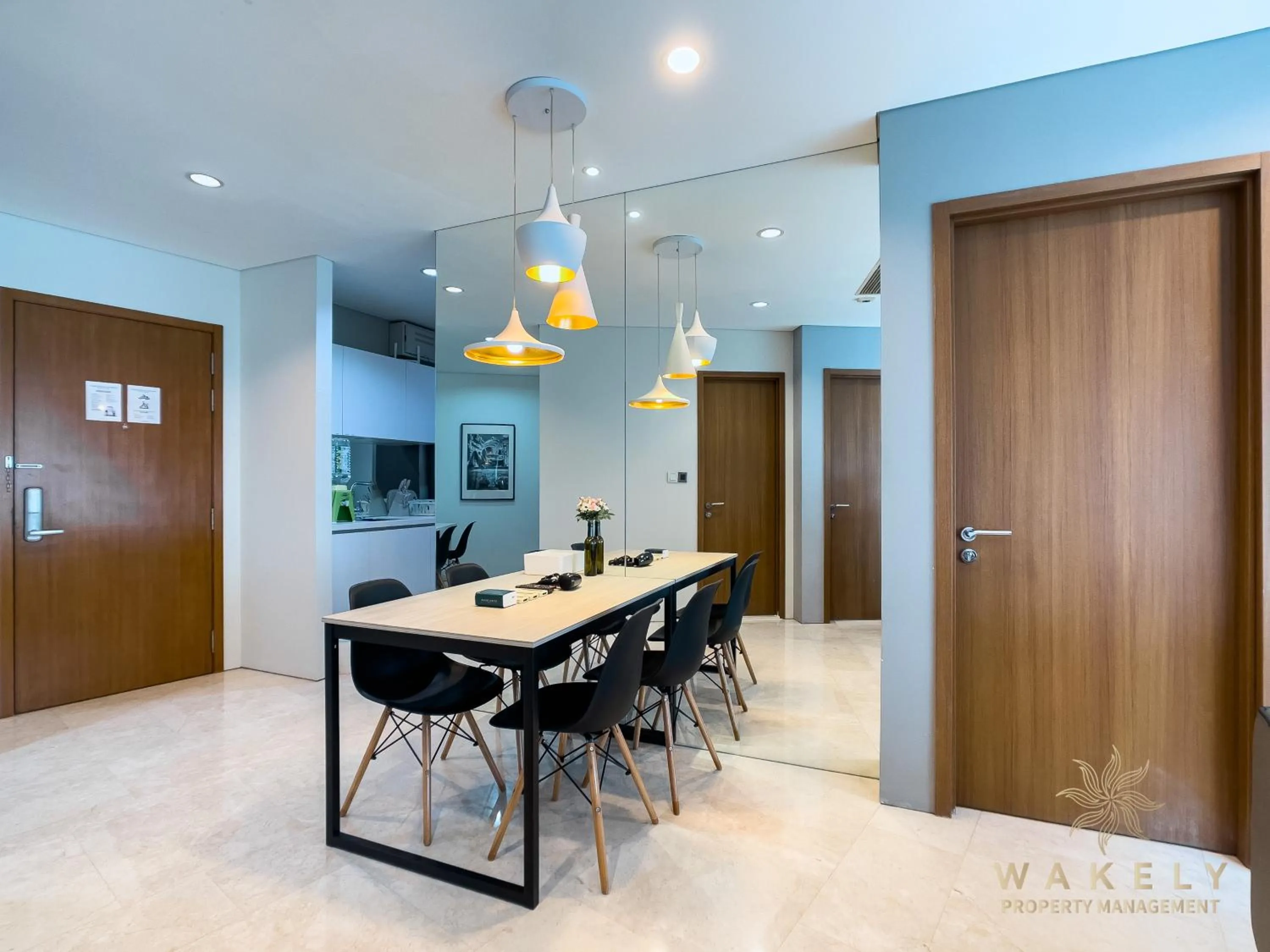 Dining area in Vortex Suites KLCC by Wakely Kuala Lumpur