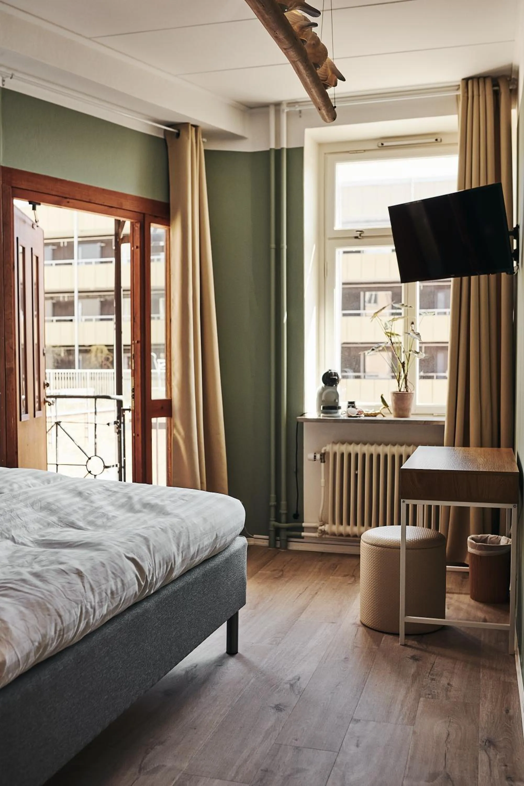 Photo of the whole room, Bed in Hotell Slottsgatan