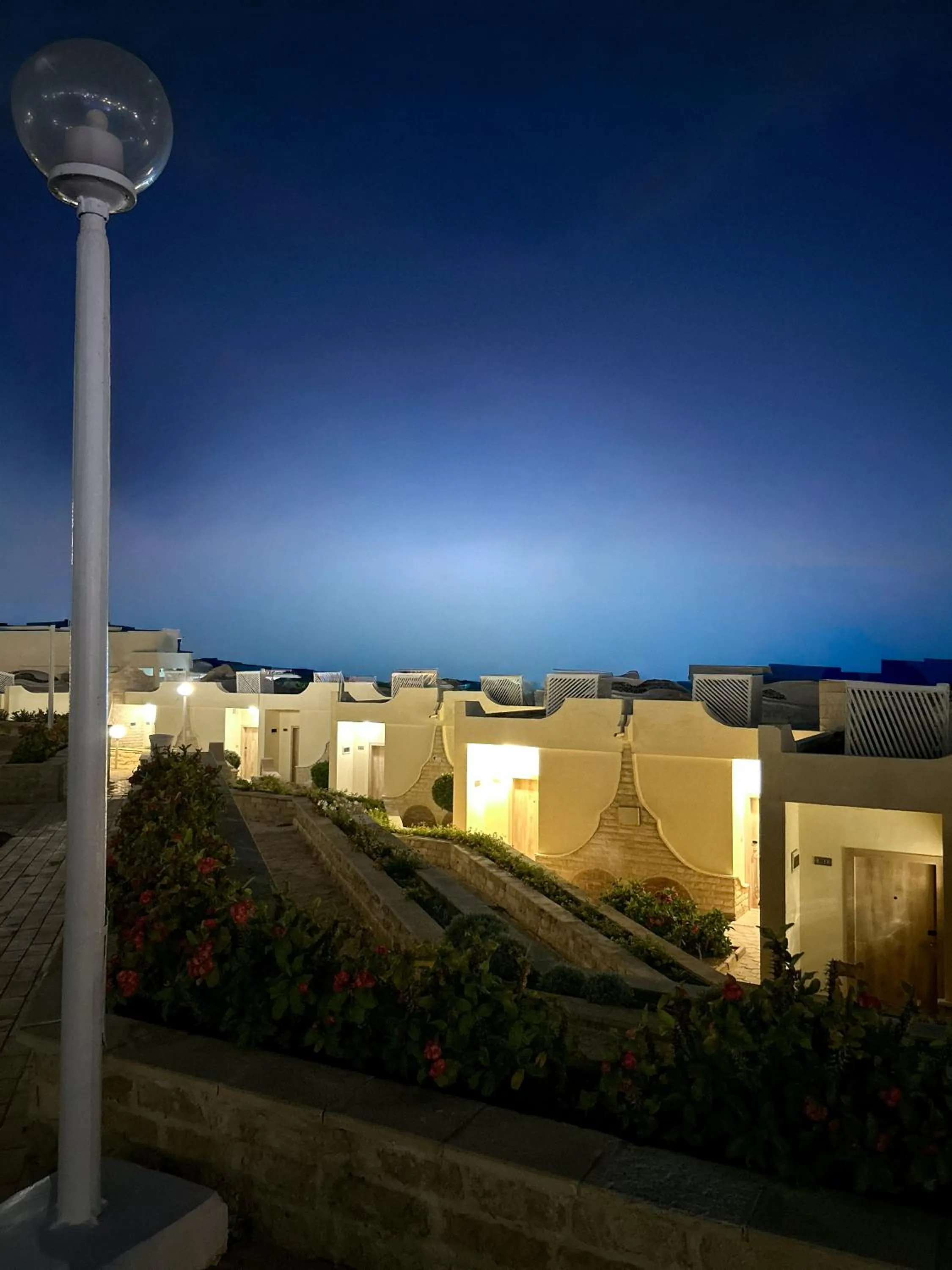 Night in Borg El Arab Beach Resort