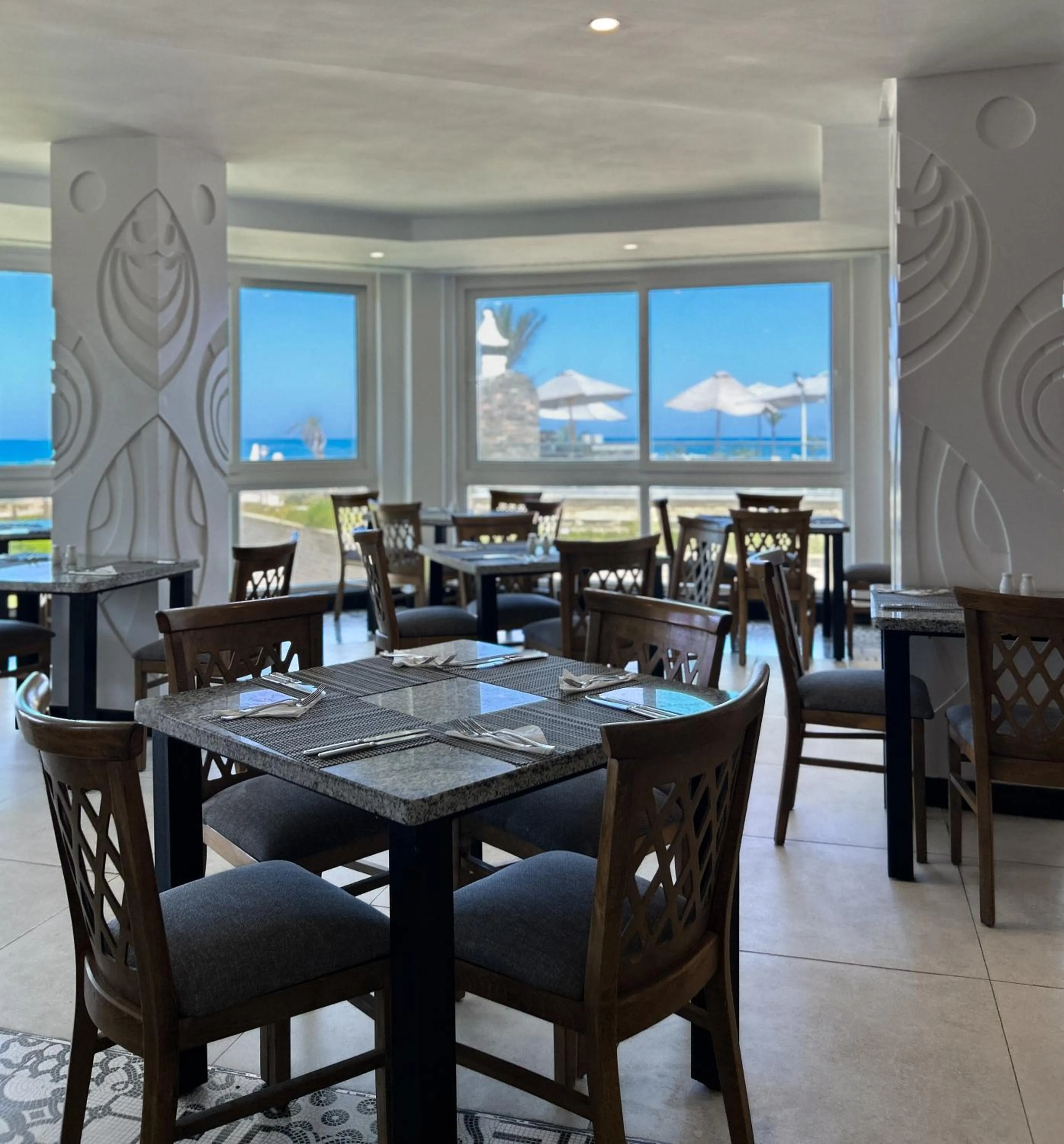 Dining area in Borg El Arab Beach Resort