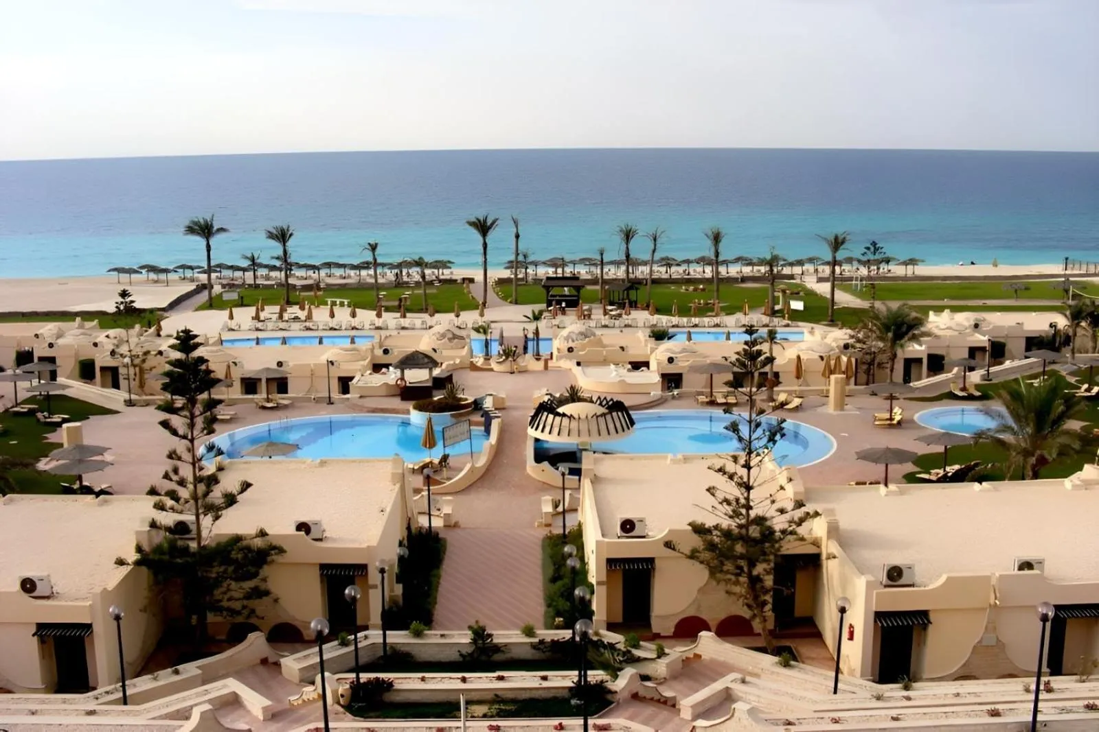 Pool view in Borg El Arab Beach Resort