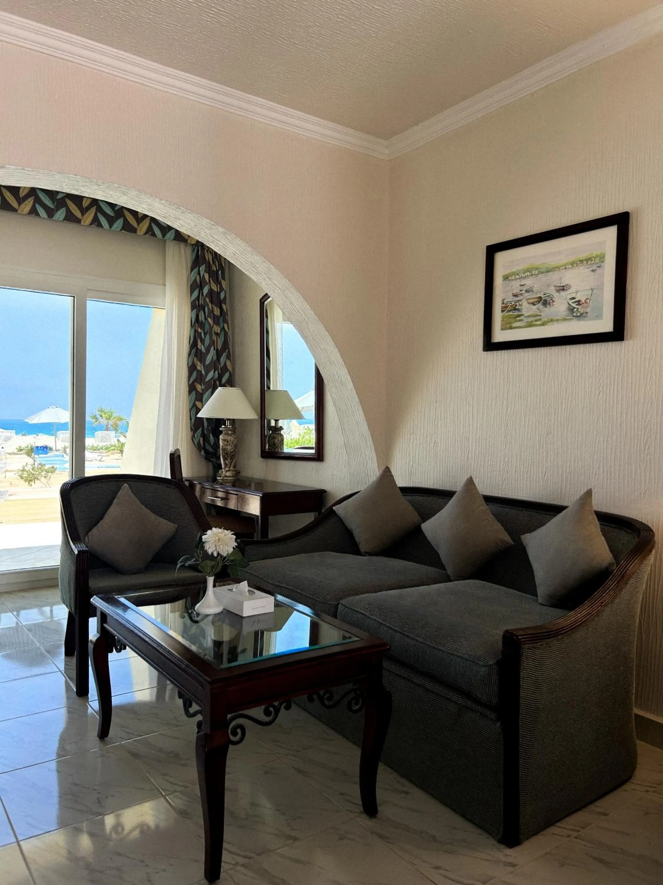 Living room in Borg El Arab Beach Resort