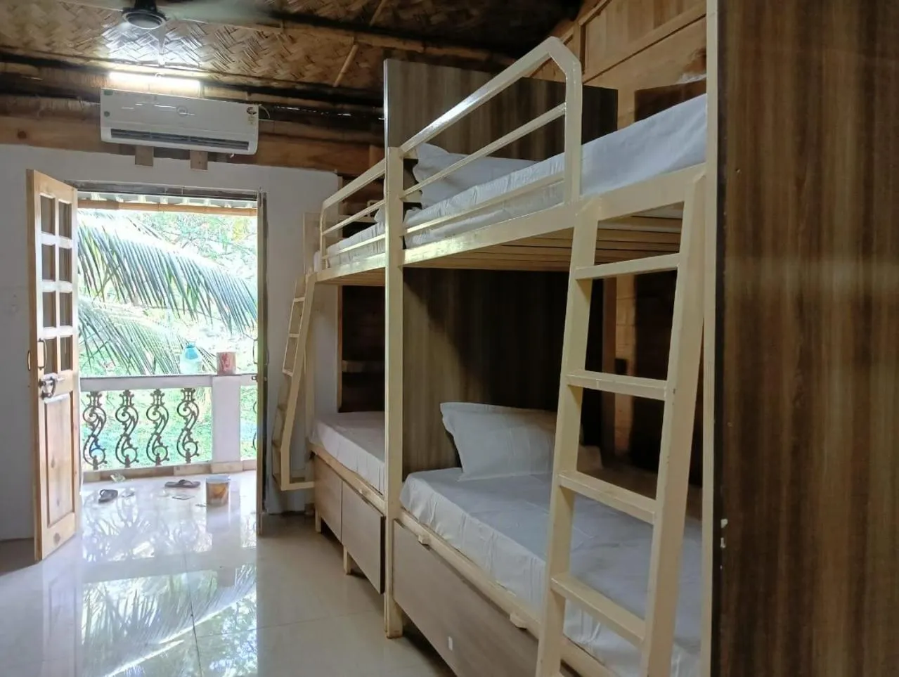 Photo of the whole room, Bed in Jeet hostel and Stay Rooms