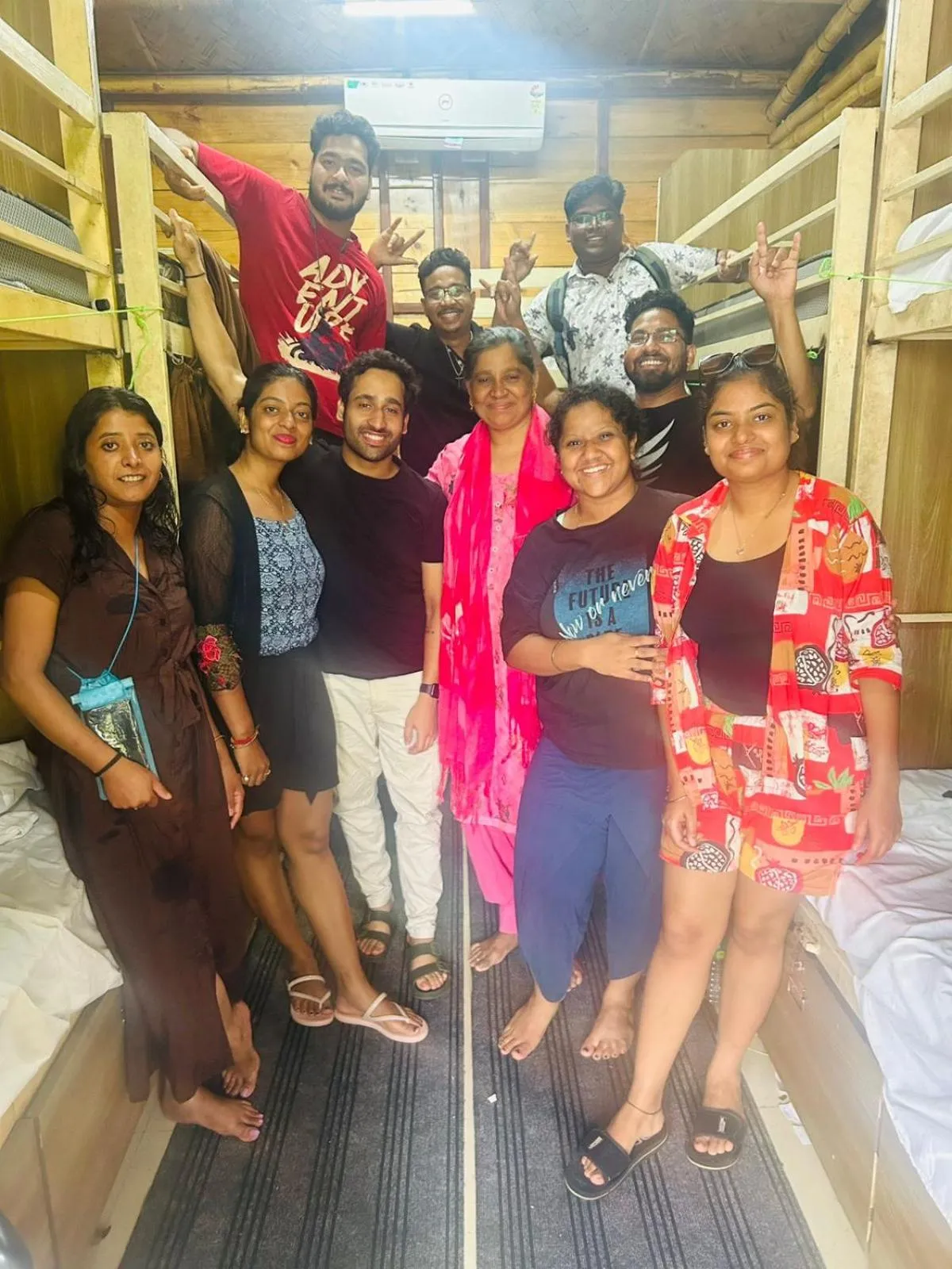 Bedroom in Jeet hostel and Stay Rooms