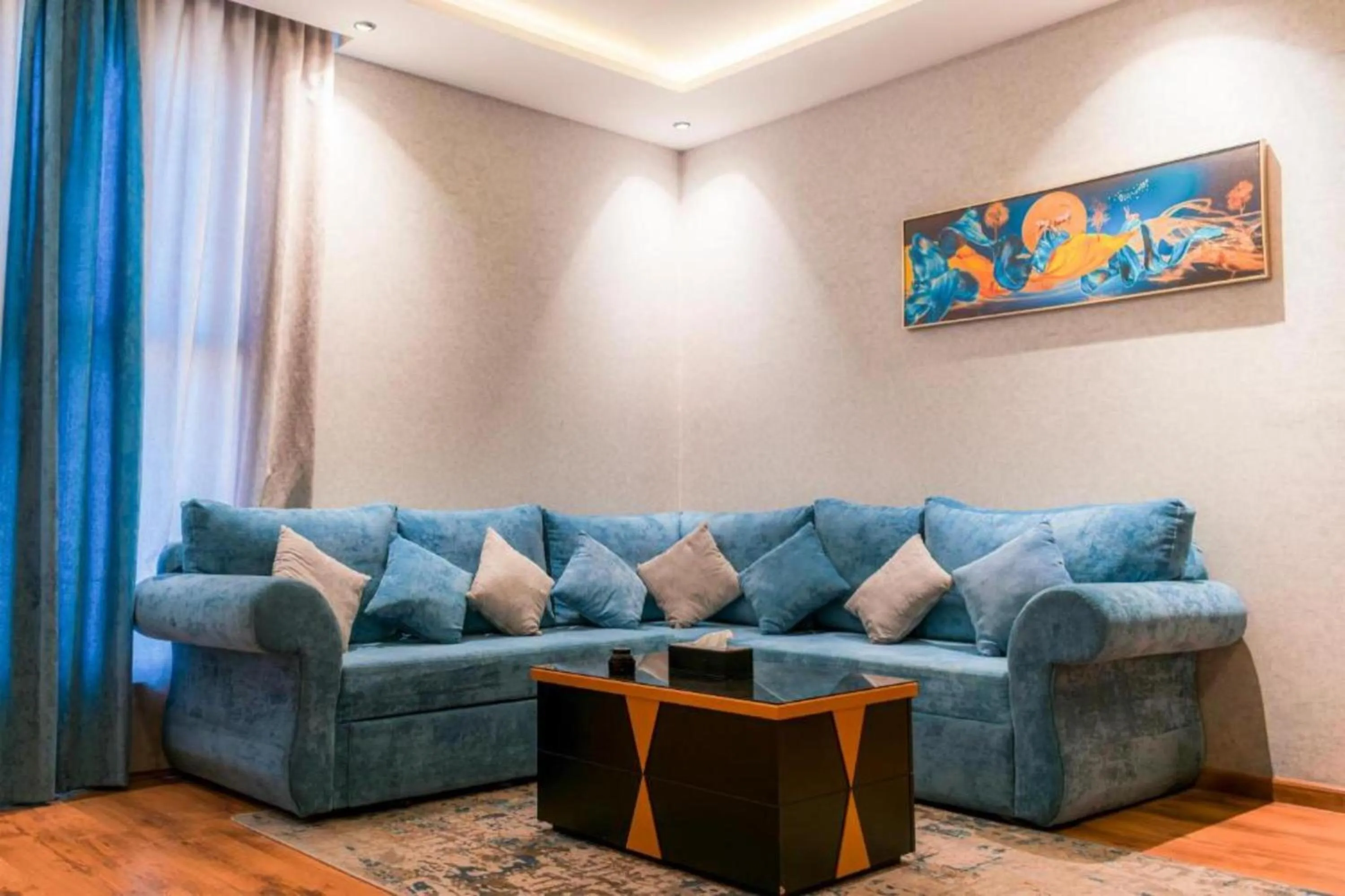 Seating area in Palette Luxury MAS Hotel