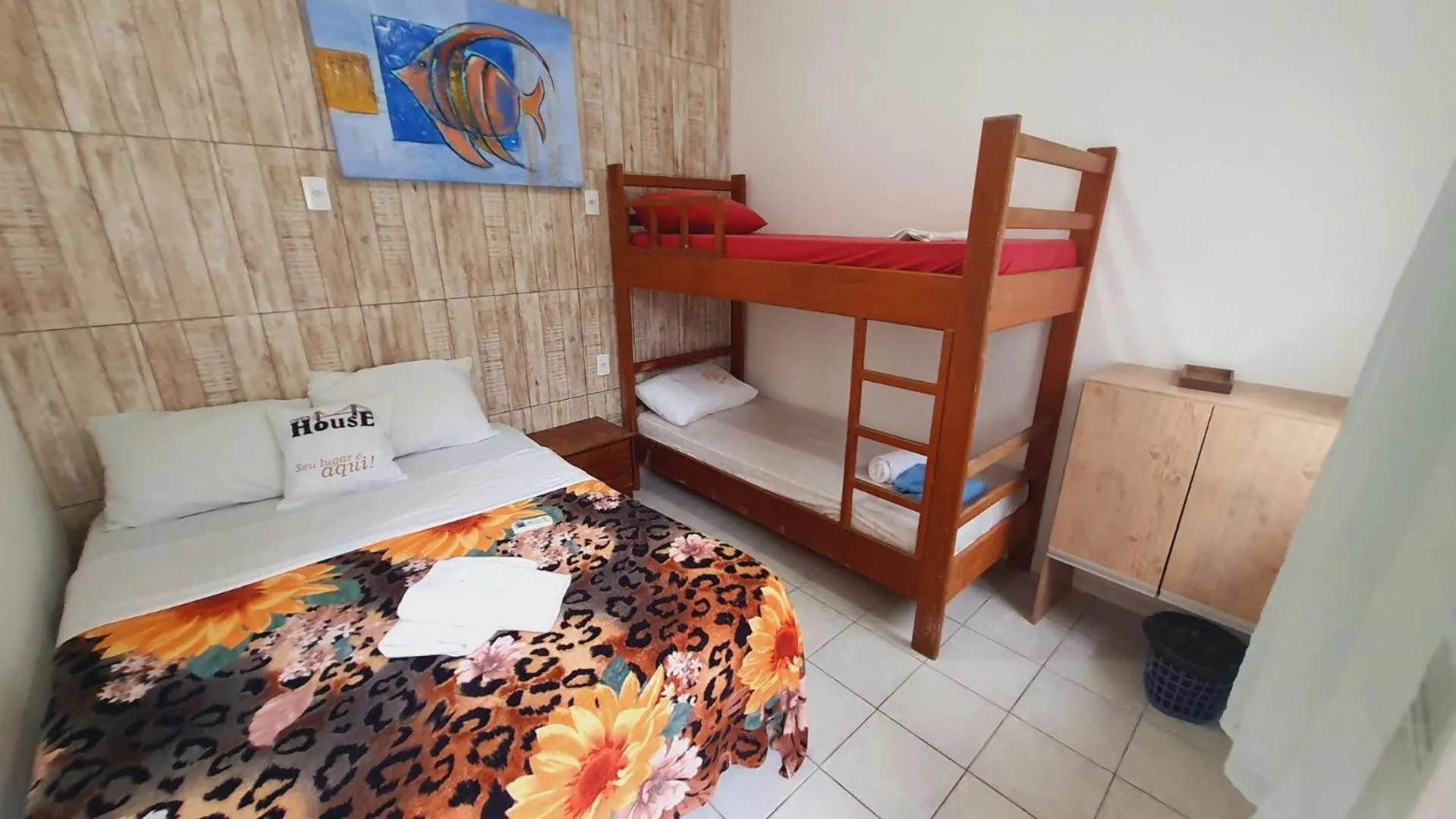 Bed in Open House Canasvieiras - OH HOTÉIS