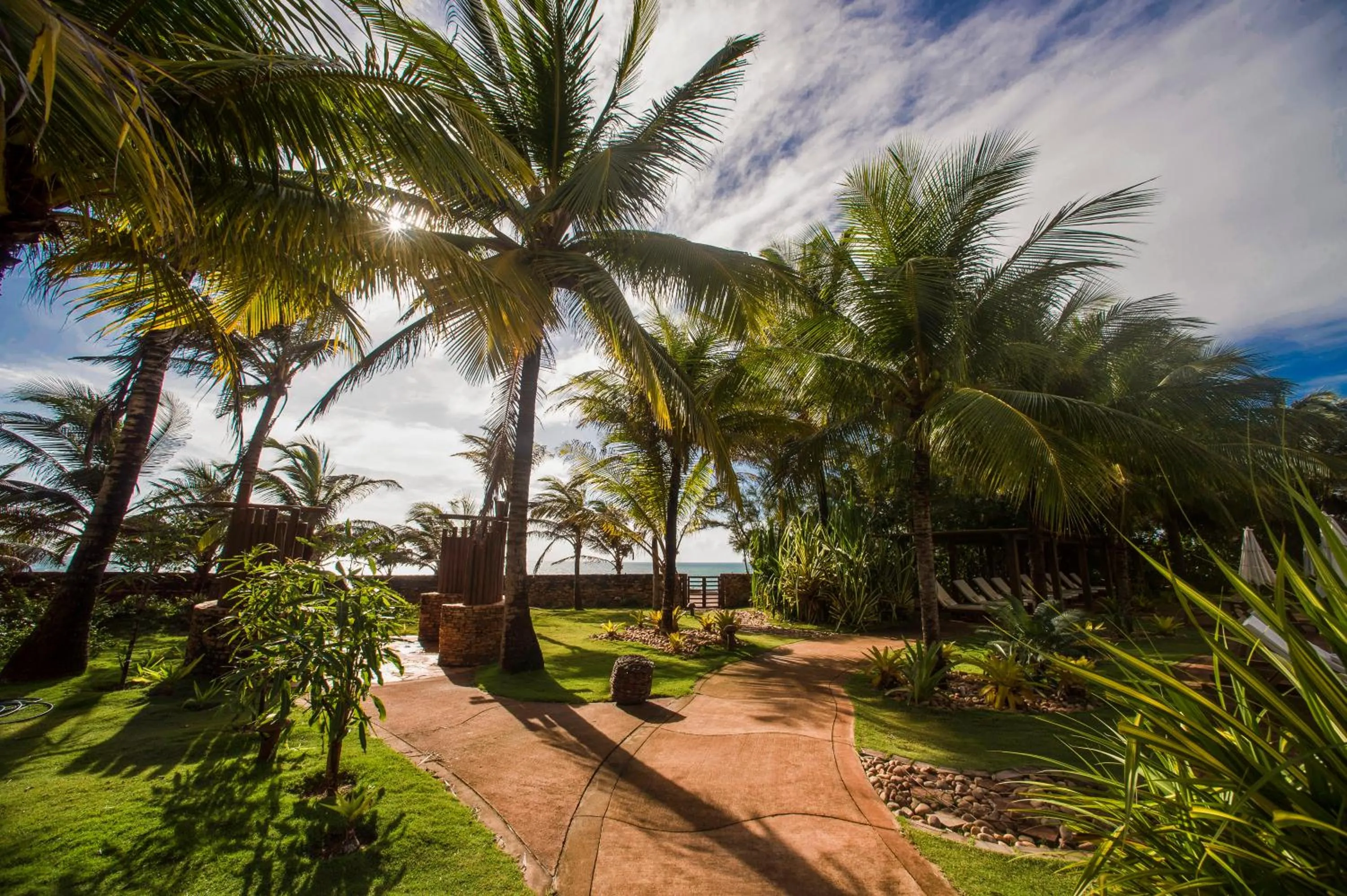 Garden view in Bupitanga Hotel