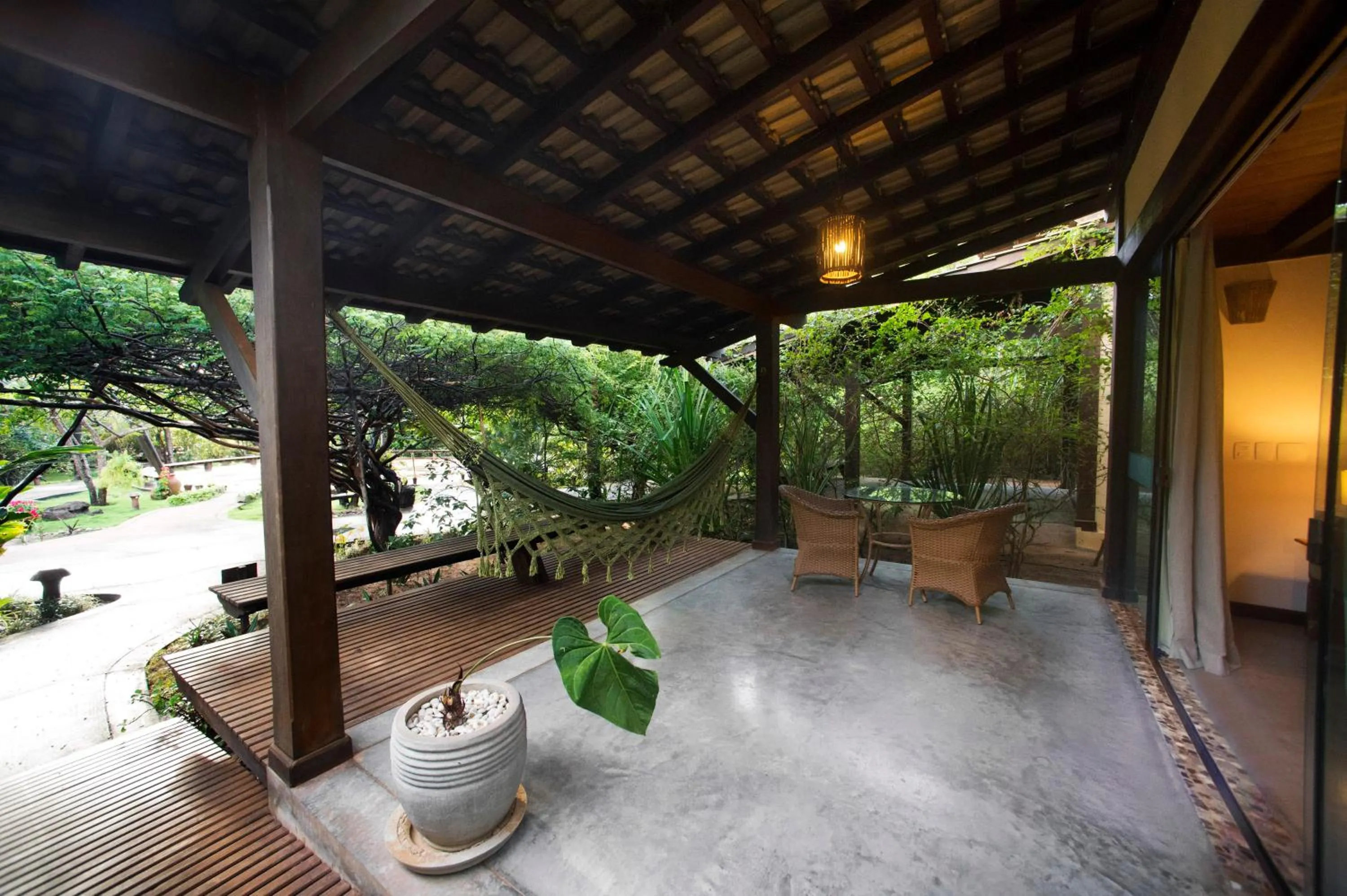 Garden view in Bupitanga Hotel