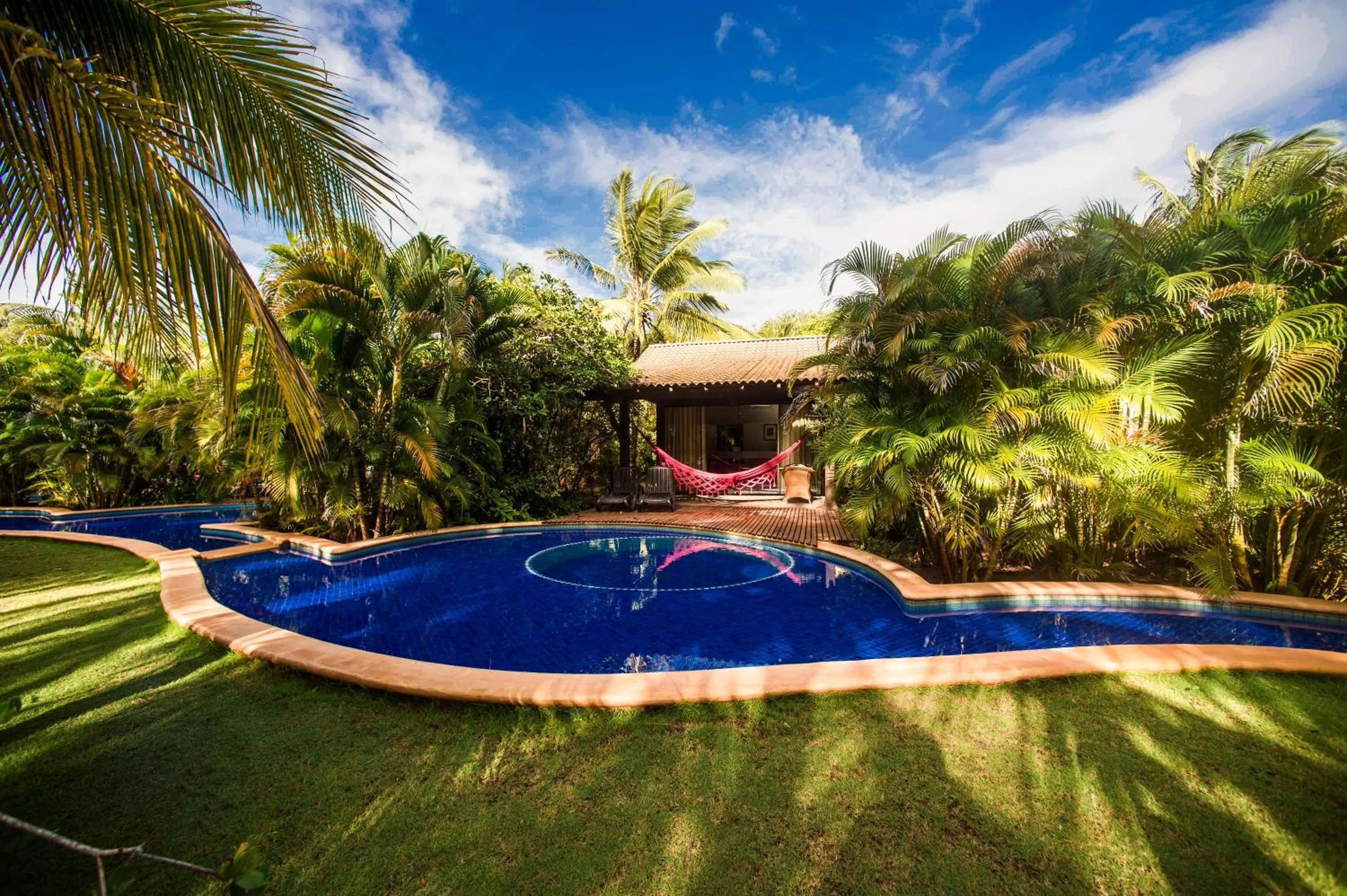 Pool view in Bupitanga Hotel