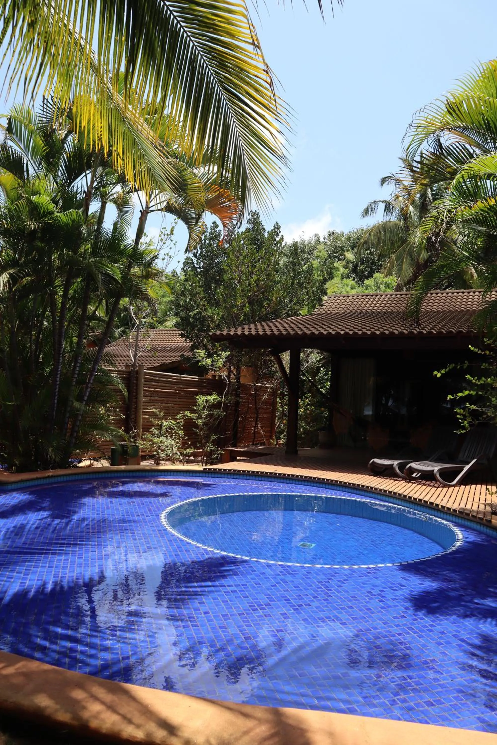 Pool view in Bupitanga Hotel