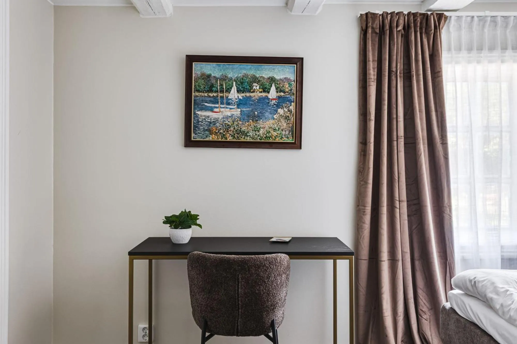 Photo of the whole room, Bed in Söderfors Herrgård