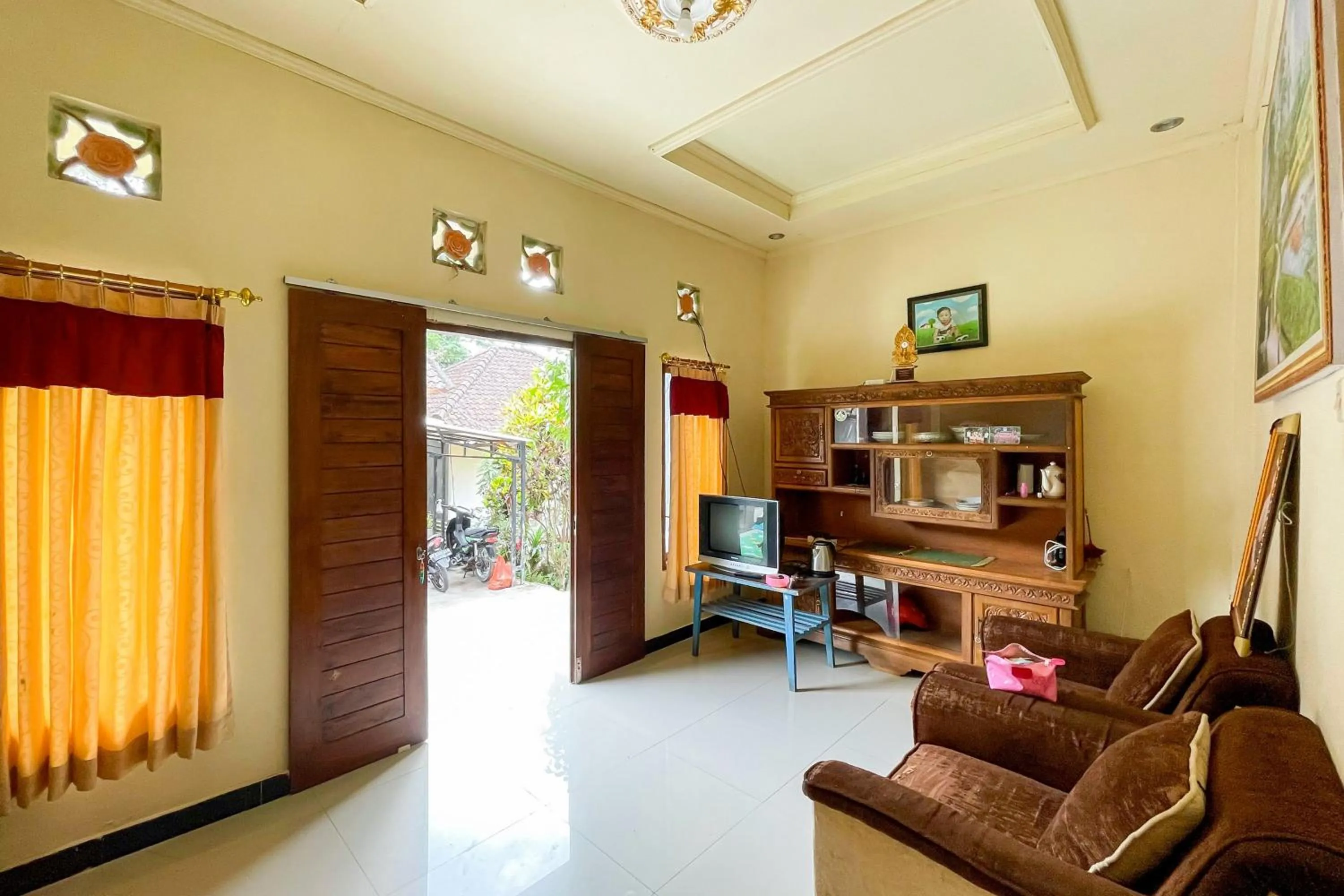 Seating area in Anish Homestay Jatiluwih Tabanan