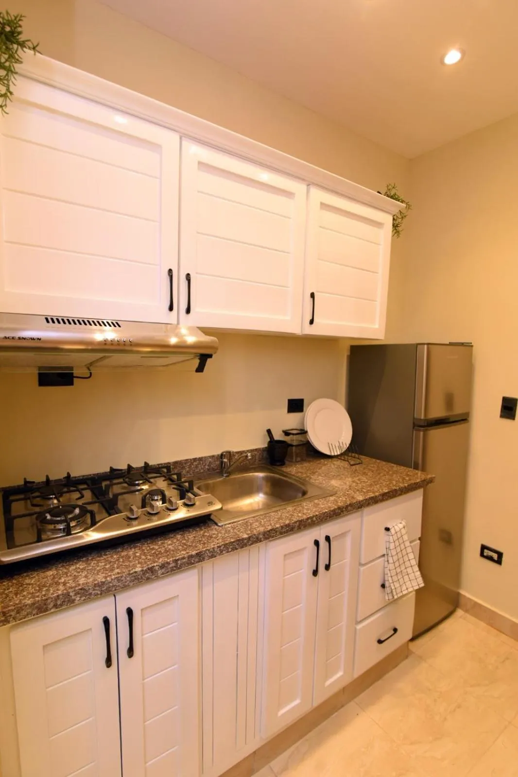 Kitchen or kitchenette in Solmi Rooms