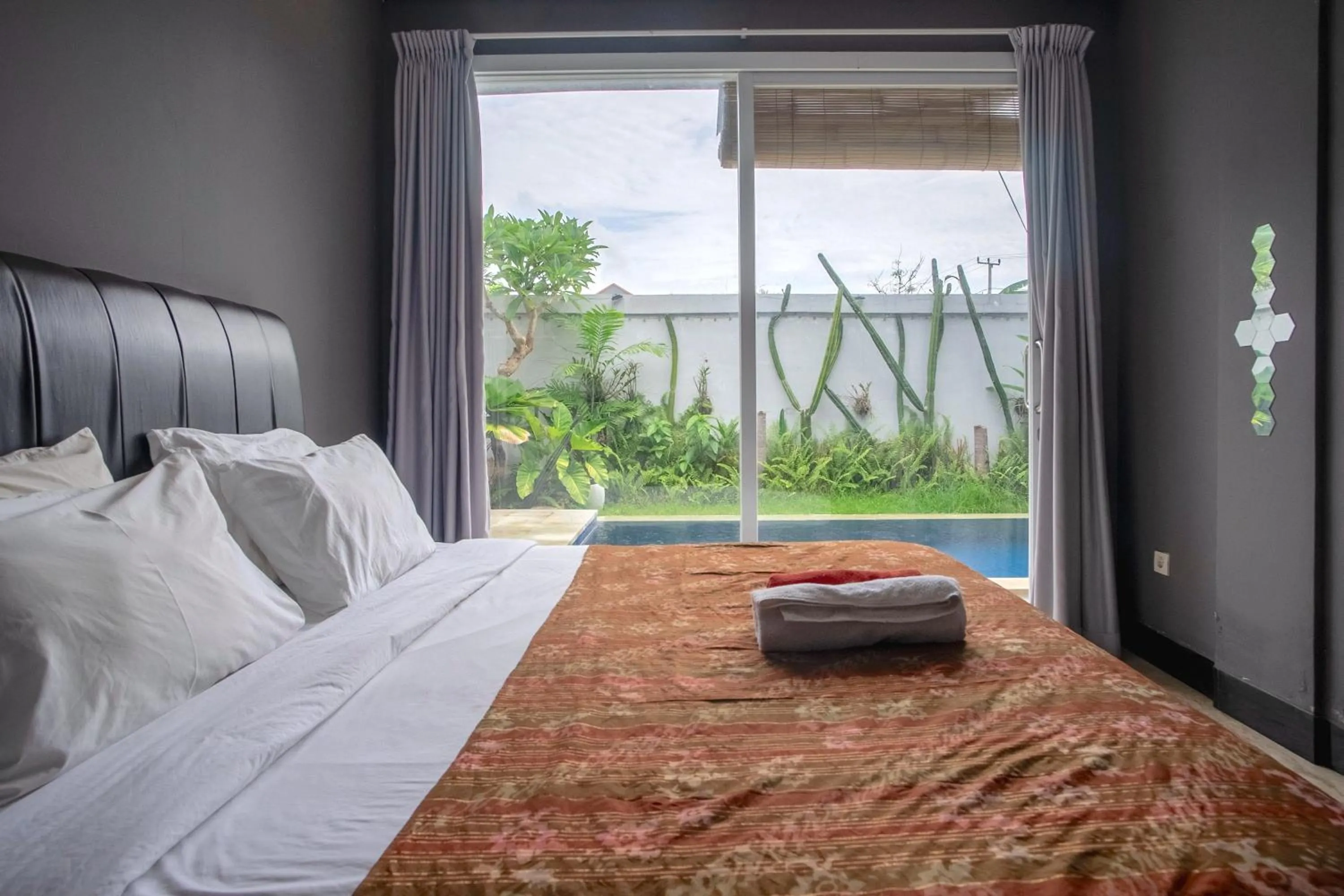 Bed in Villa Blue Margarita Canggu