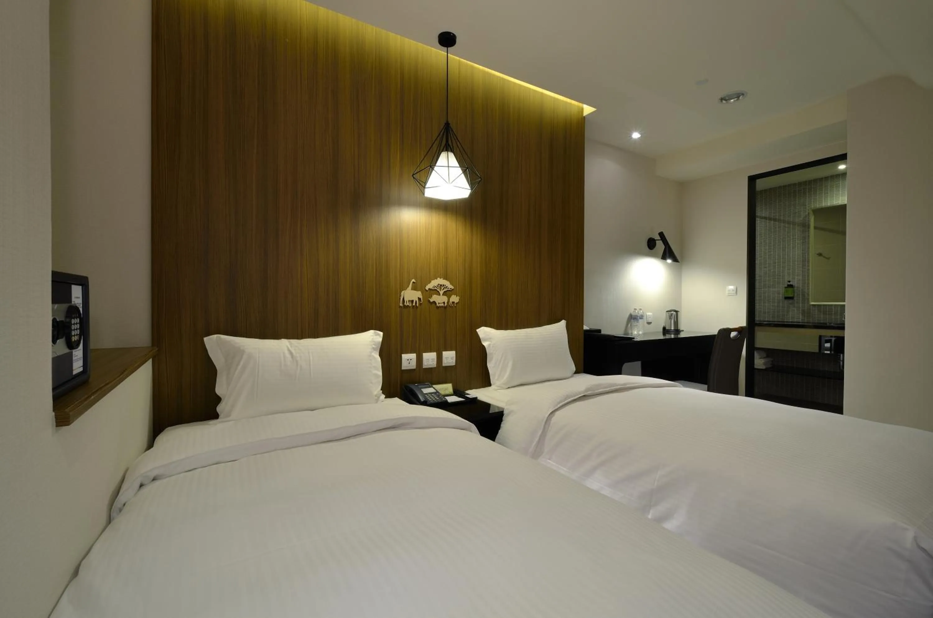 Bed in Stay Hotel - Taichung Yizhong