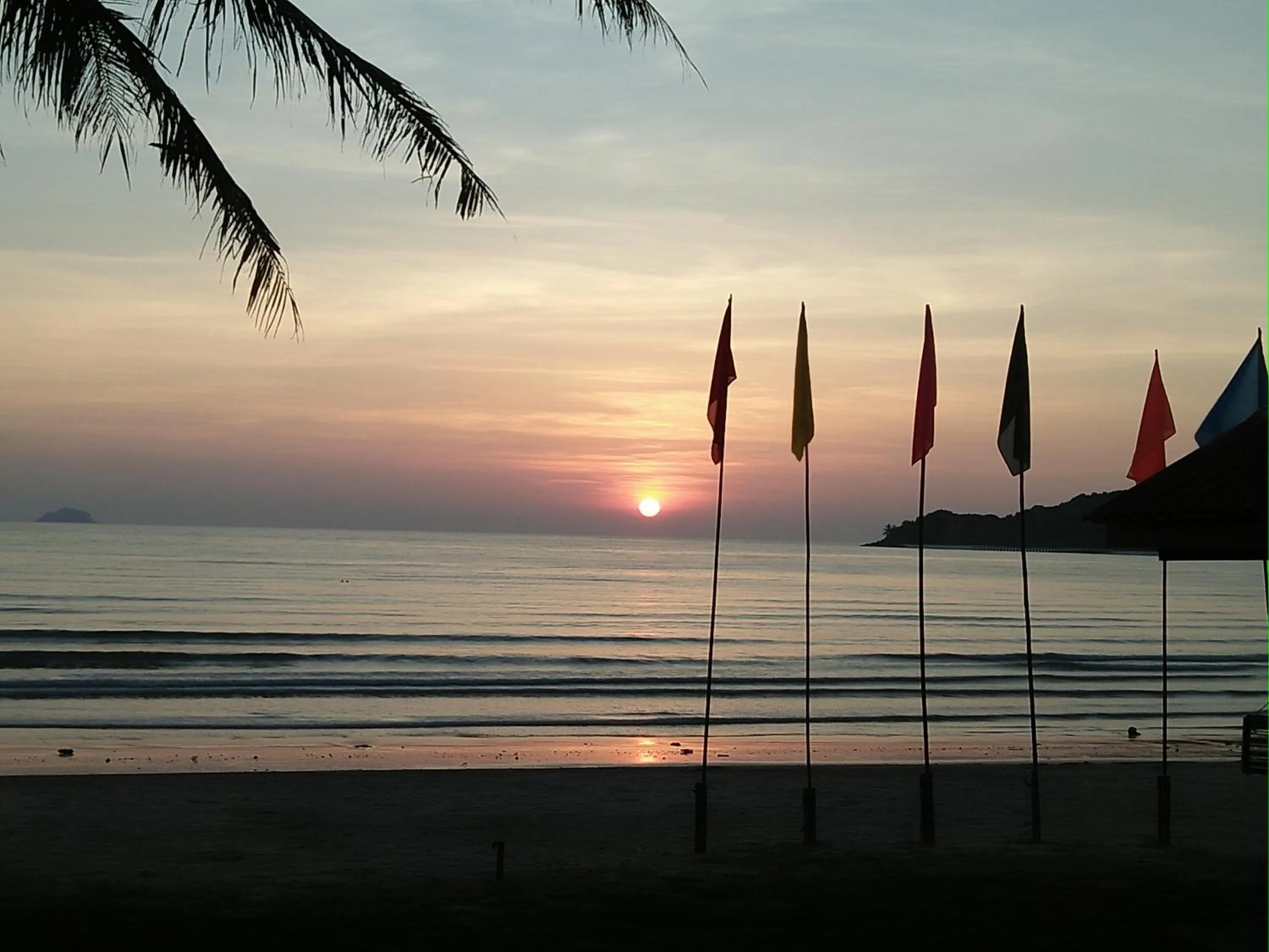 Sunset in Happy Days Resort