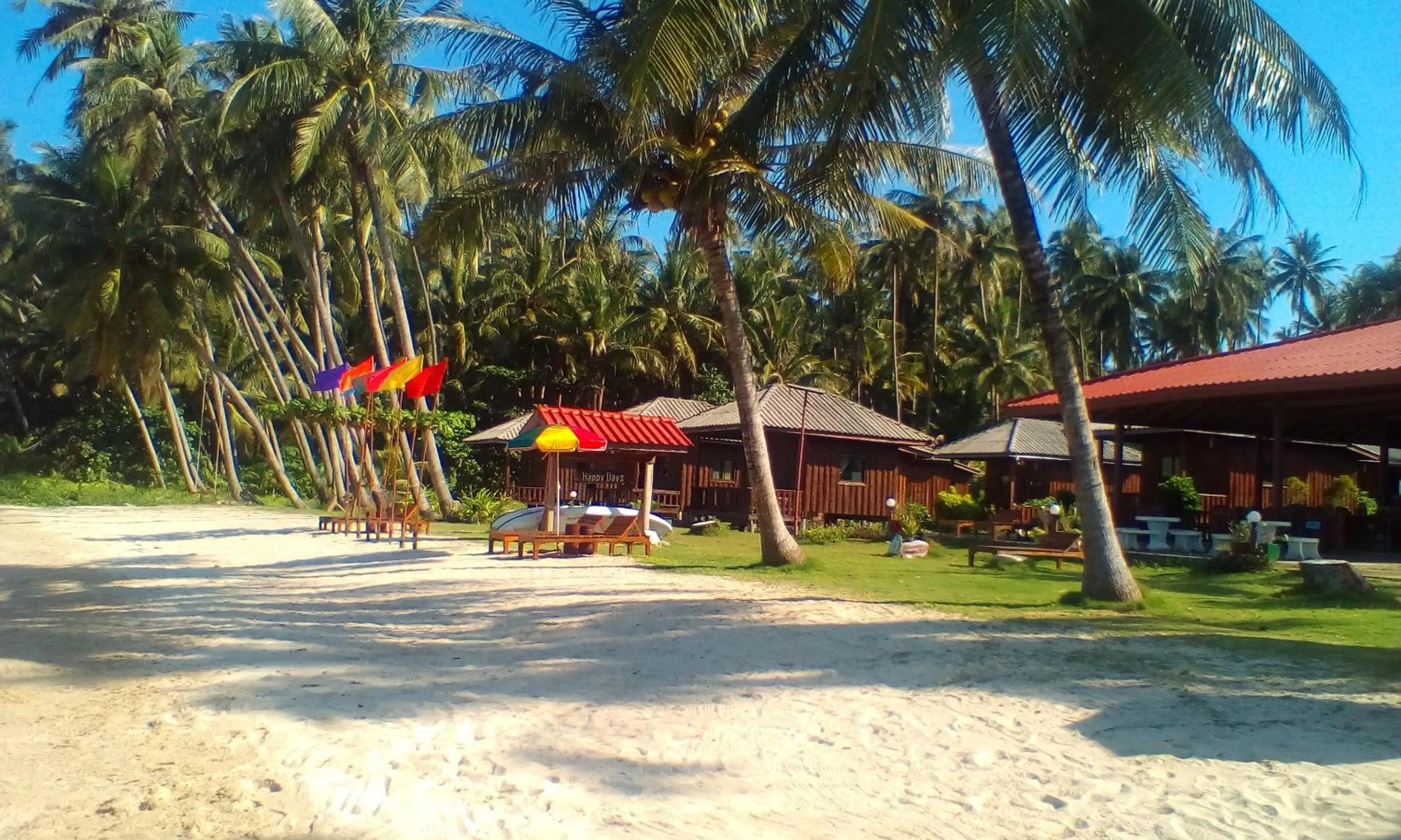 Beach in Happy Days Resort