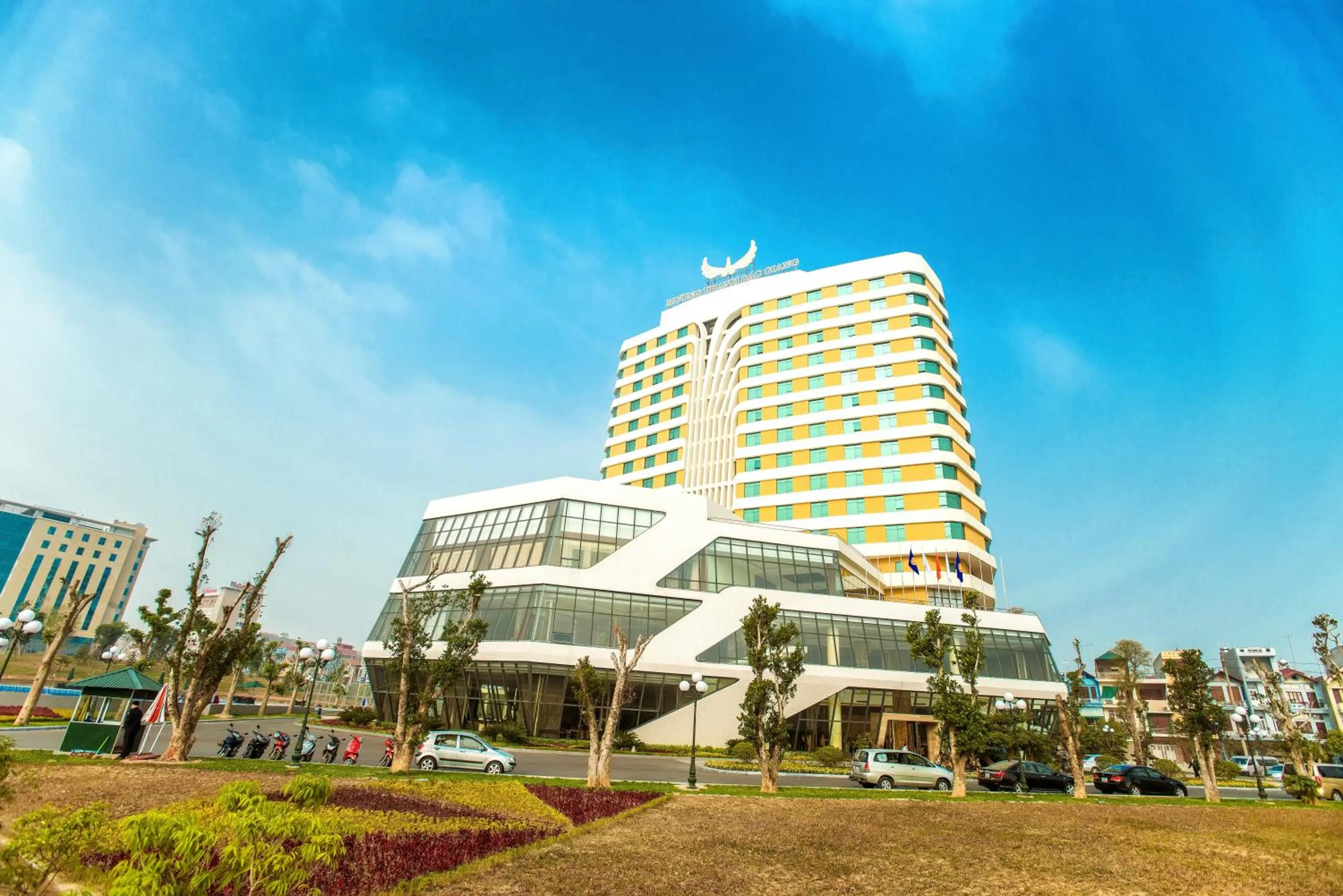 Facade/entrance in Muong Thanh Grand Bac Giang Hotel