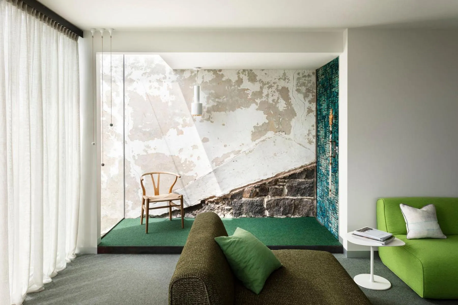 Living room in Drift House