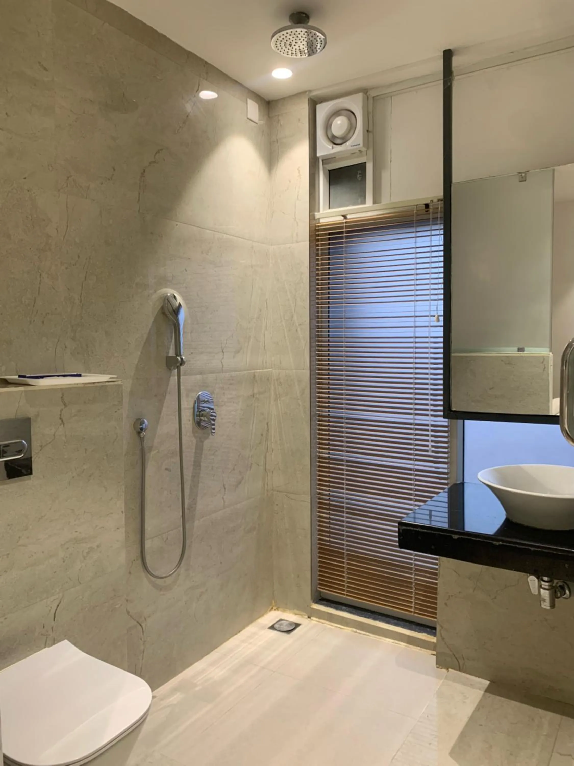 Bathroom in Pondy Heights - Suites and Studios