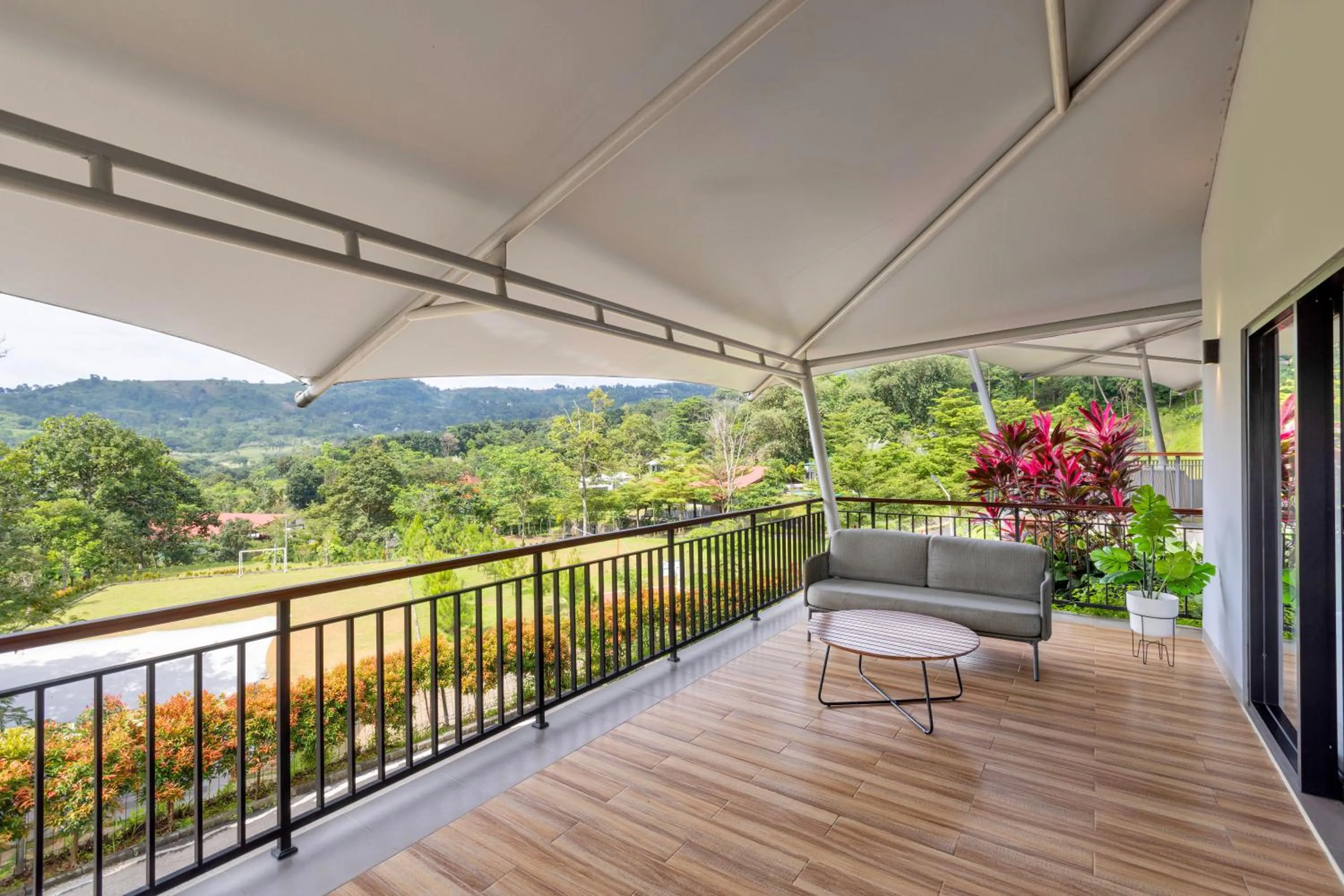 Balcony/Terrace in The Glamping at ARTOTEL Pelangi Park