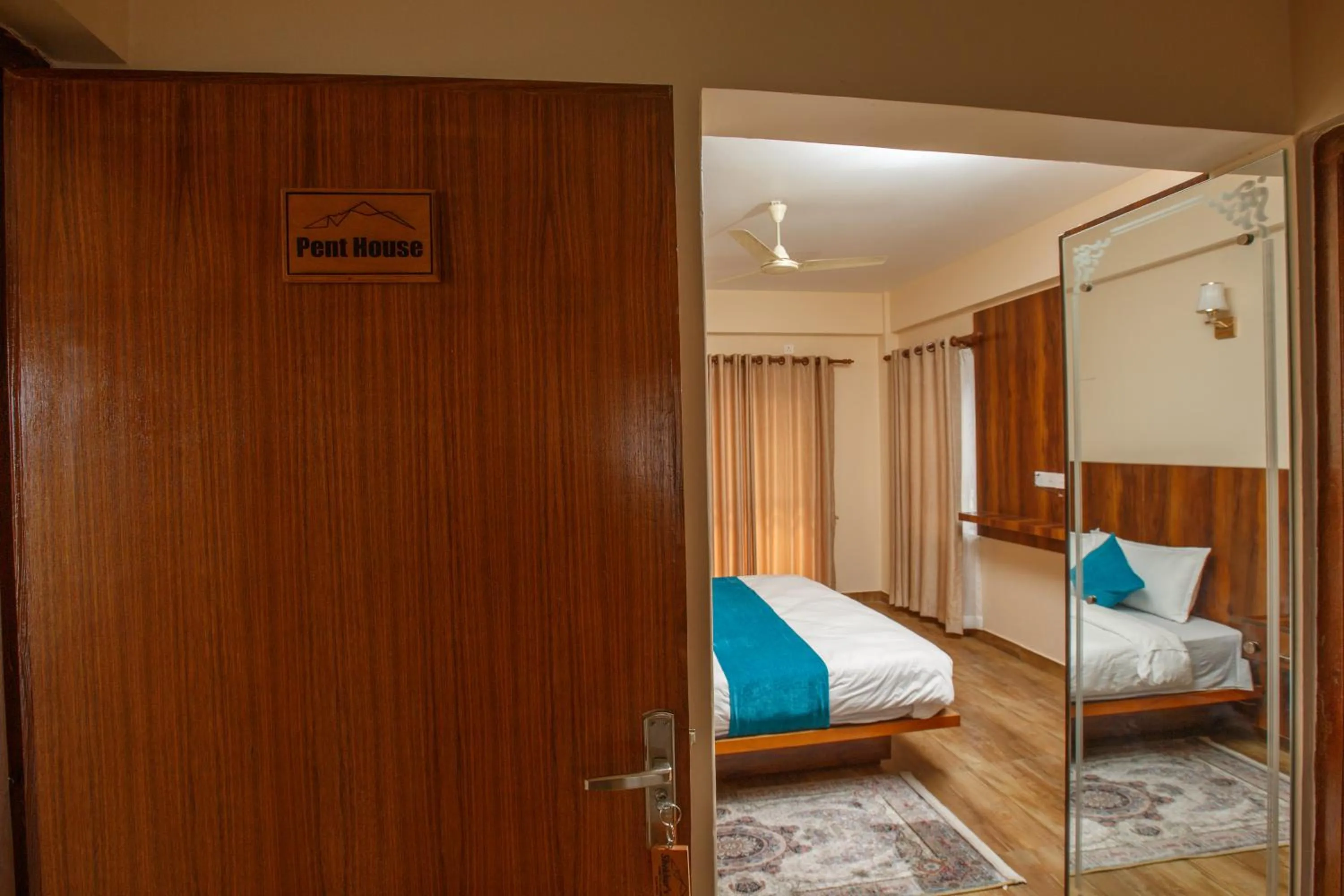 Bed in Shekhar's Place