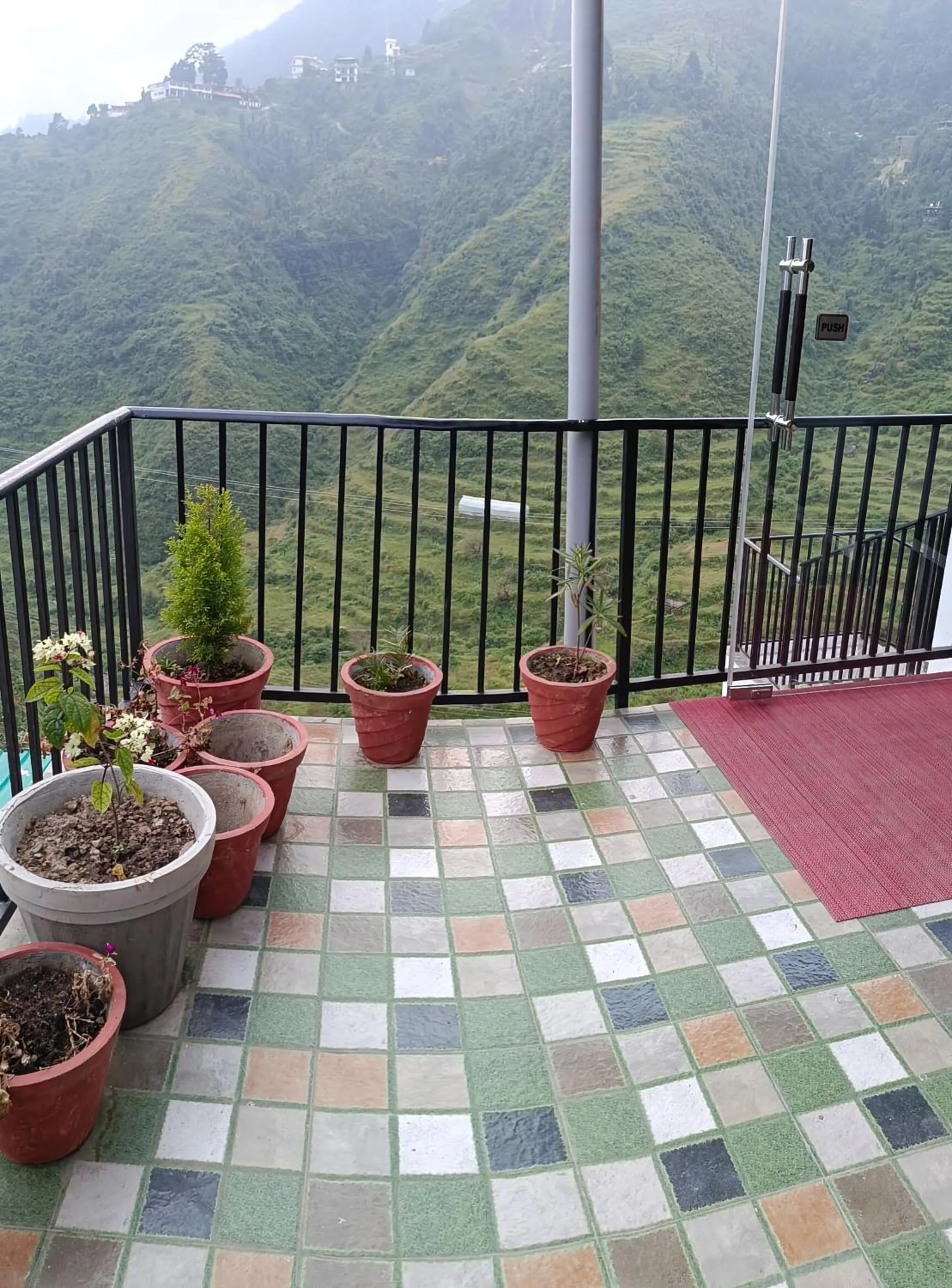 Patio in Rubystone Mussoorie A Leisure Resort