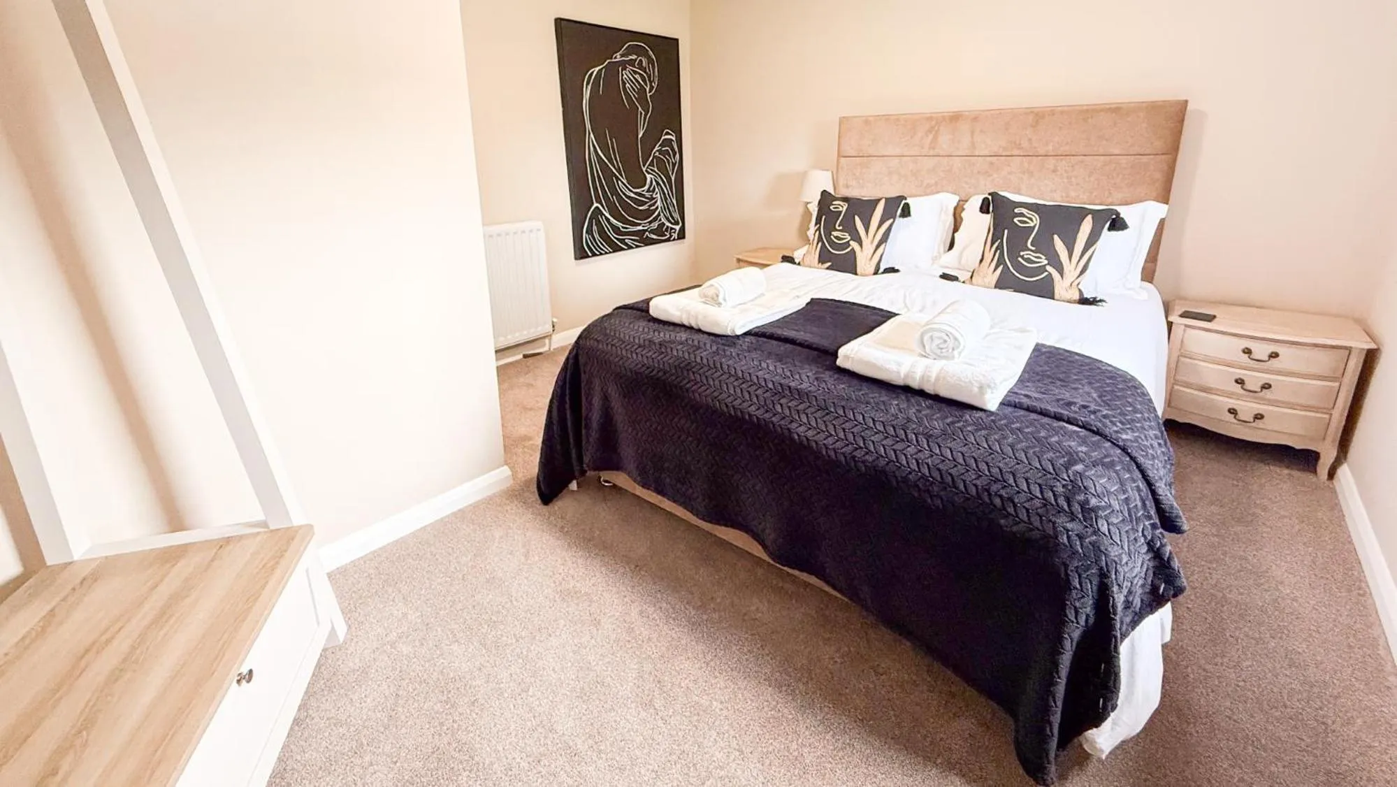 Bed in Wheyrigg Hall Hotel