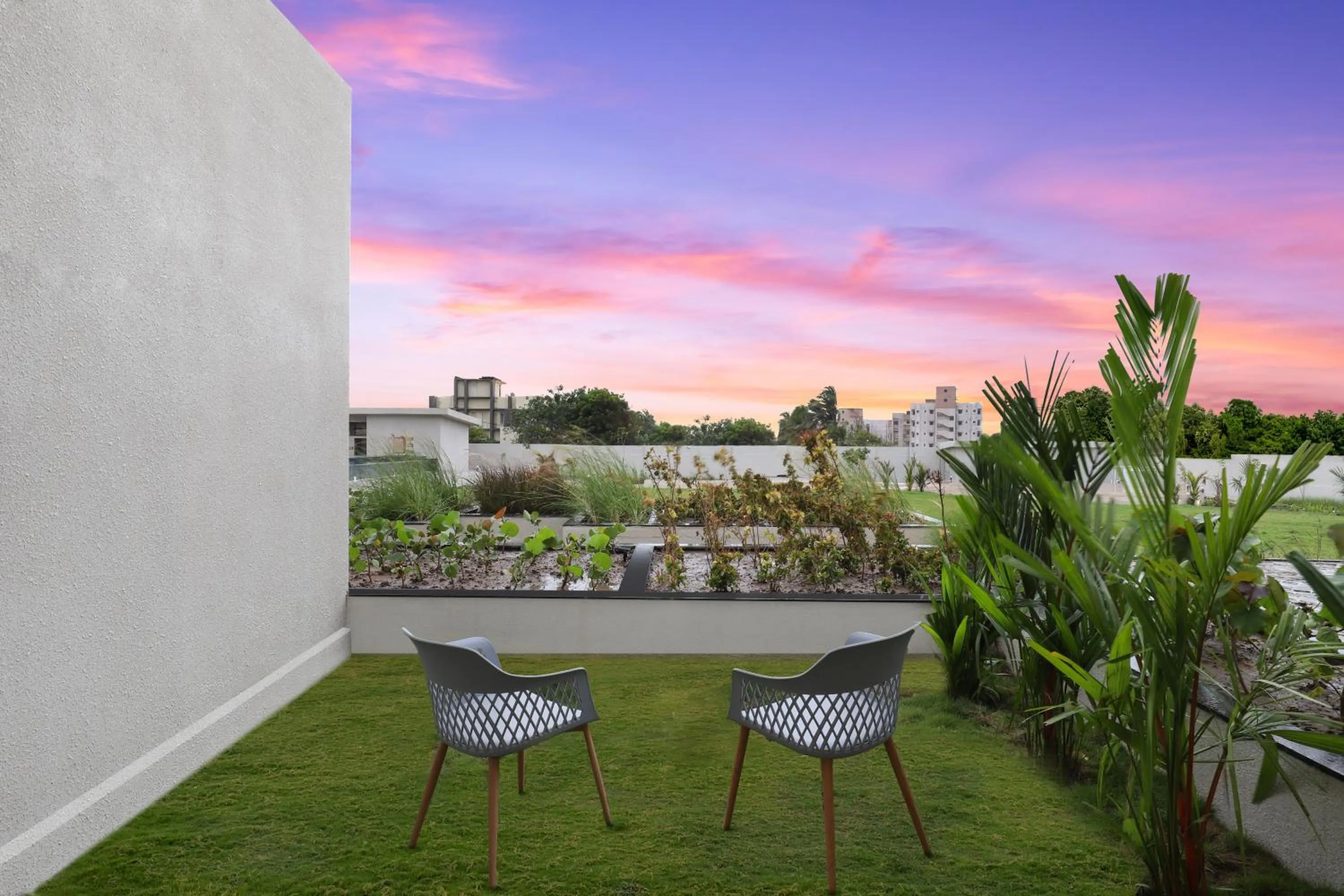 Garden in Lemon Tree Resort, Somnath