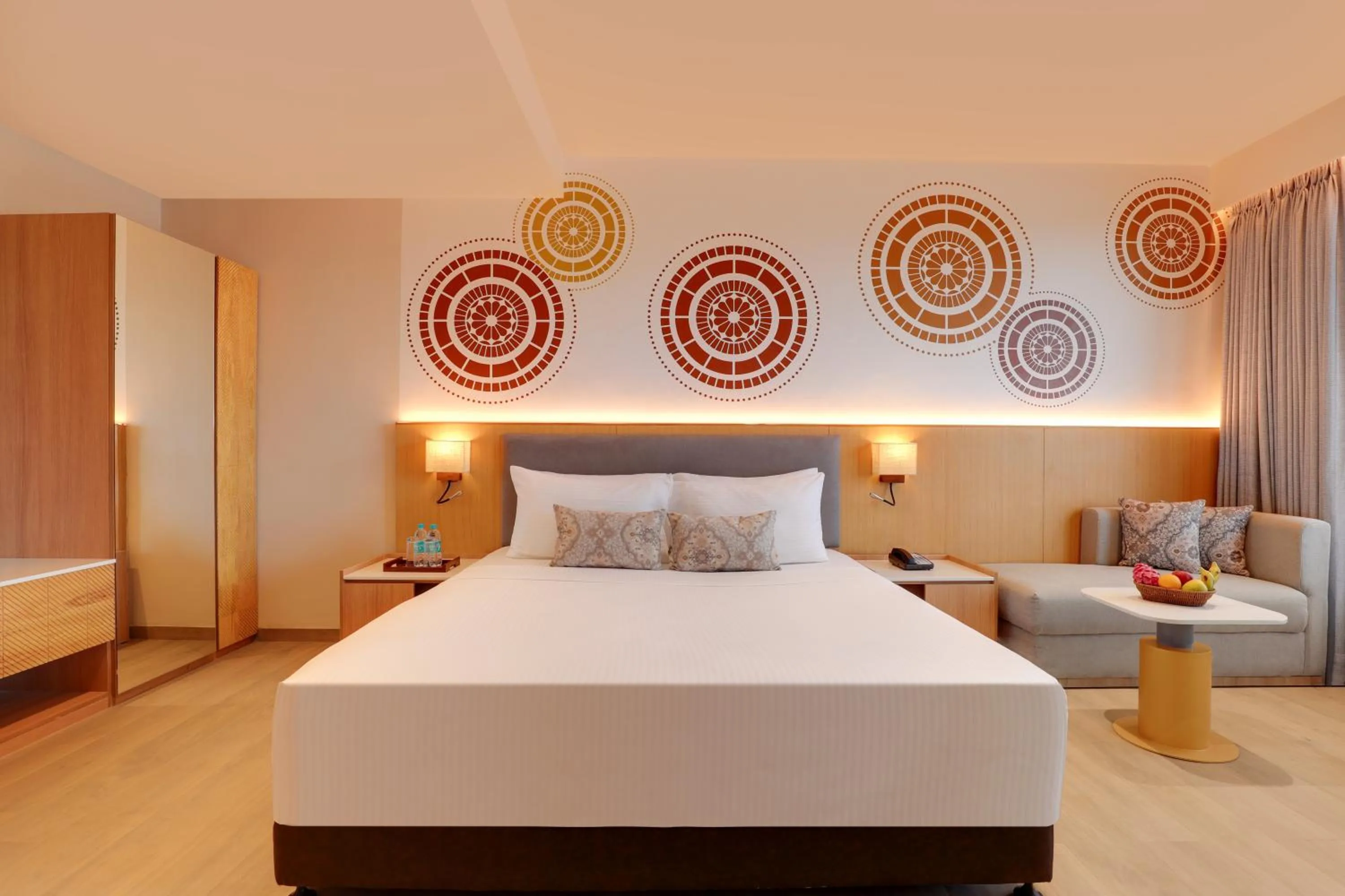 Bedroom, Bed in Lemon Tree Resort, Somnath