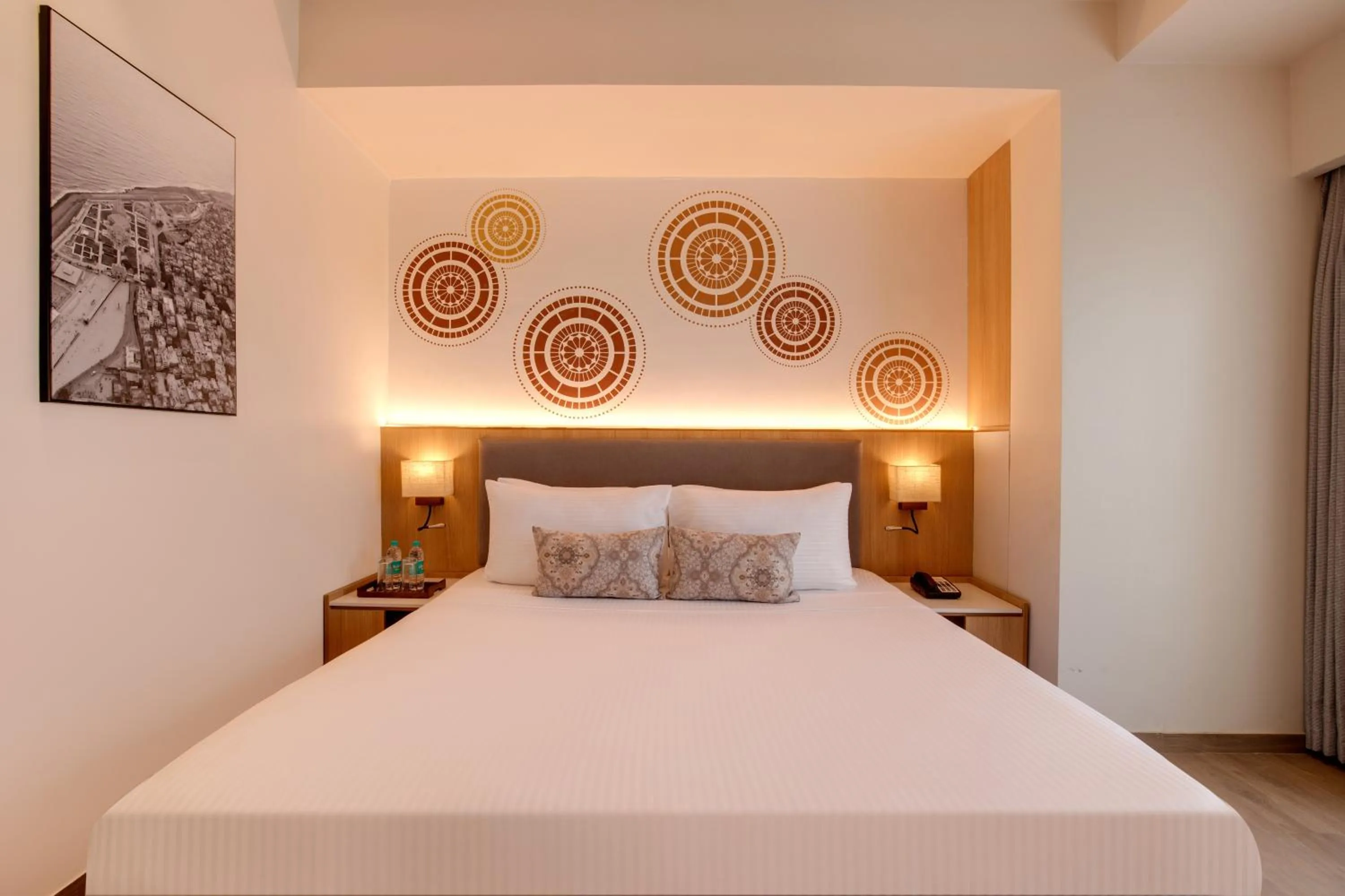Bedroom, Bed in Lemon Tree Resort, Somnath