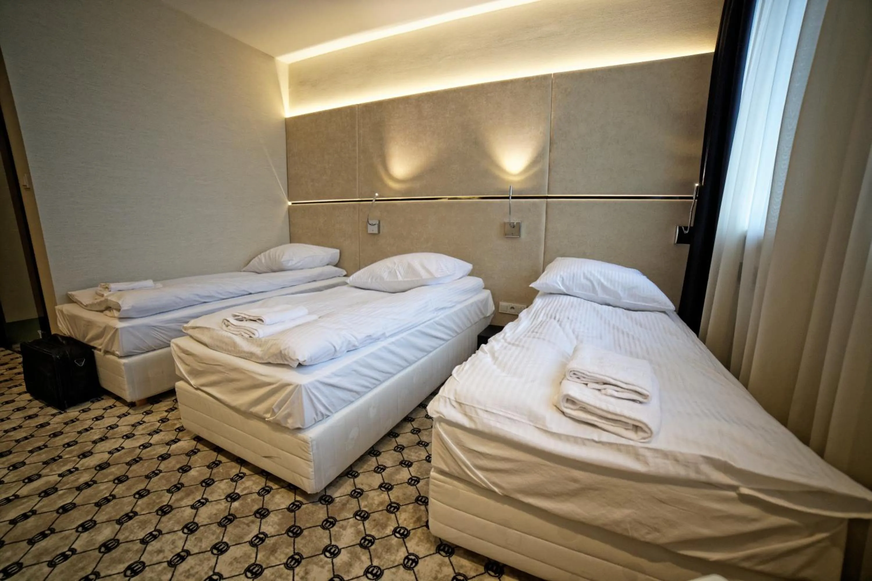 Bed in Hotel Martina