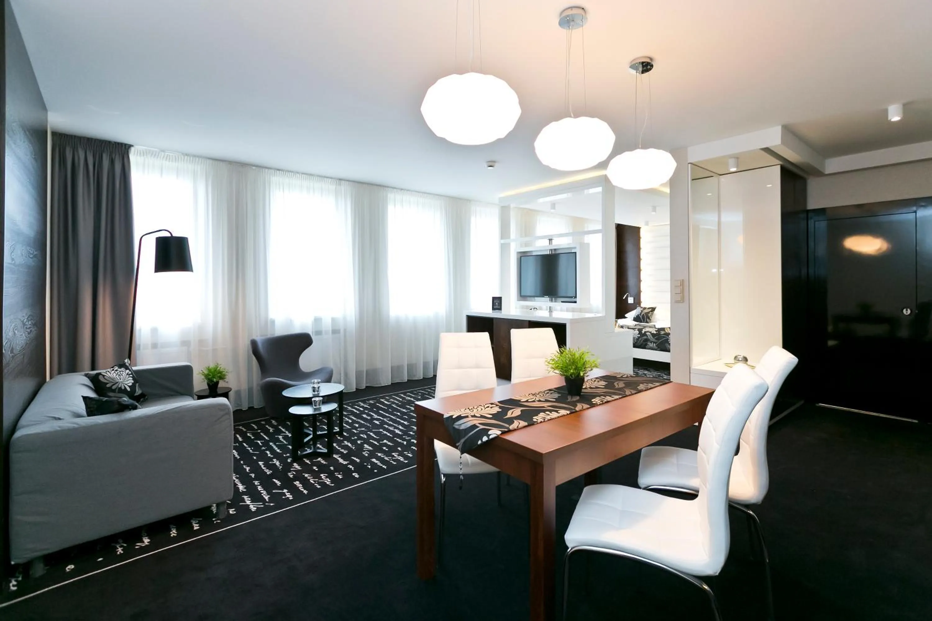 Seating area in Hotel Martina