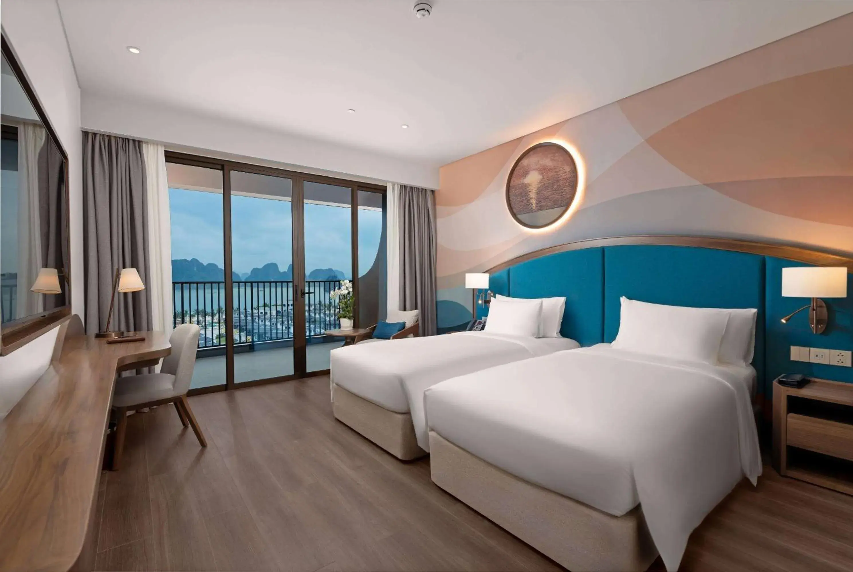 Premium Twin Sea View in Wyndham Garden Sonasea Van Don Premium Twin Sea View in Wyndham Garden Sonasea Van Don