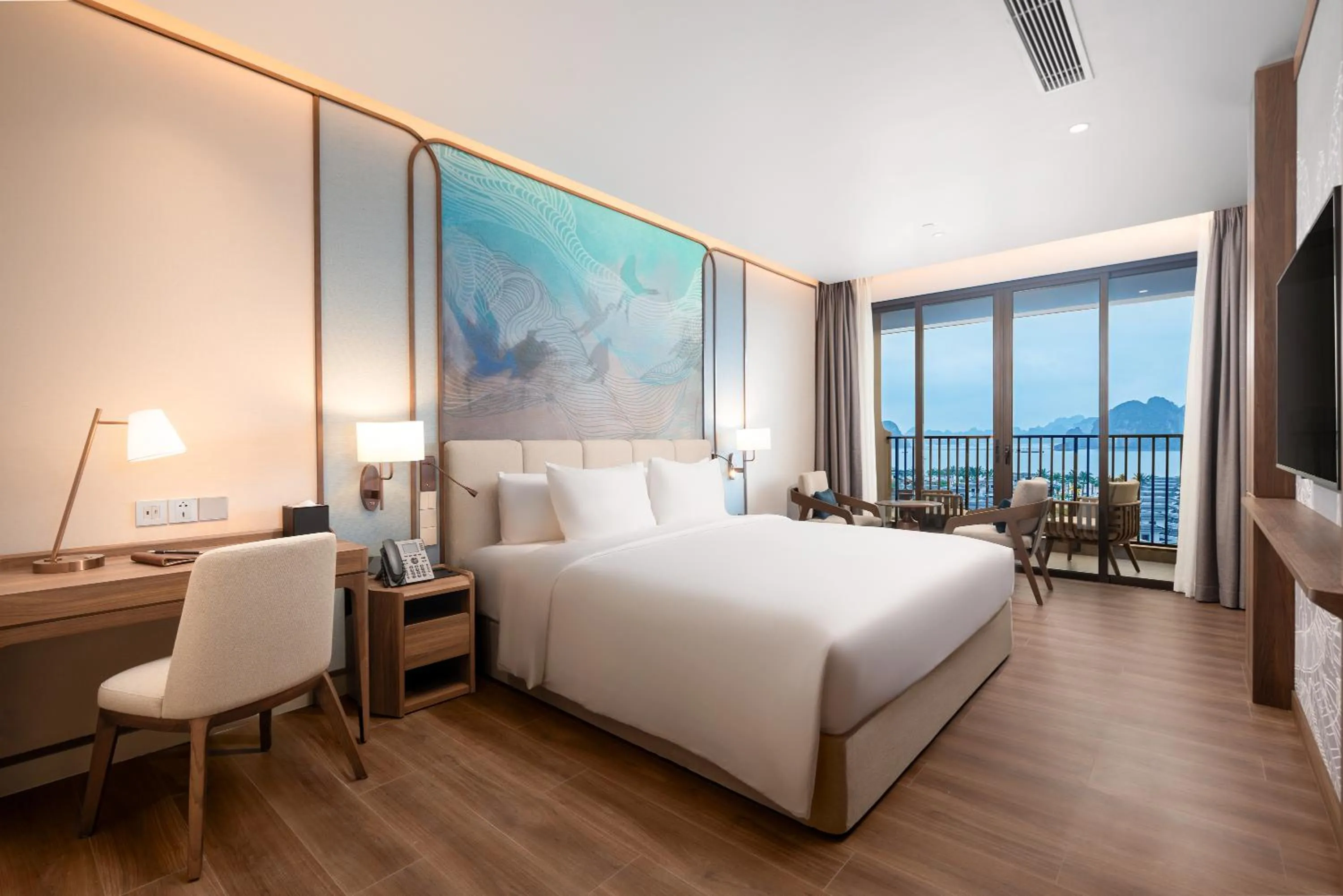 Photo of the whole room, Bed in Wyndham Garden Sonasea Van Don