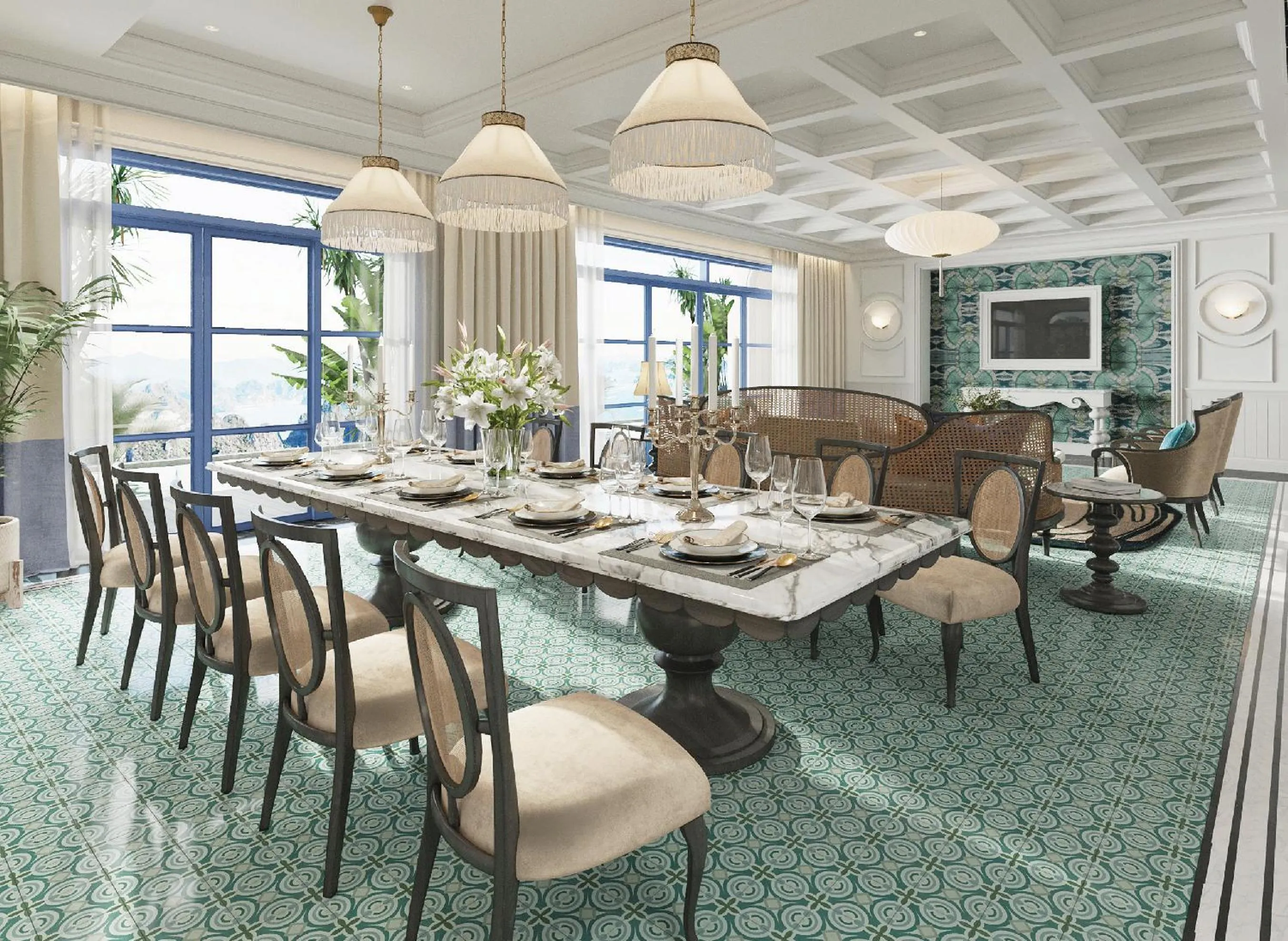 Dinner in Wyndham Garden Sonasea Van Don