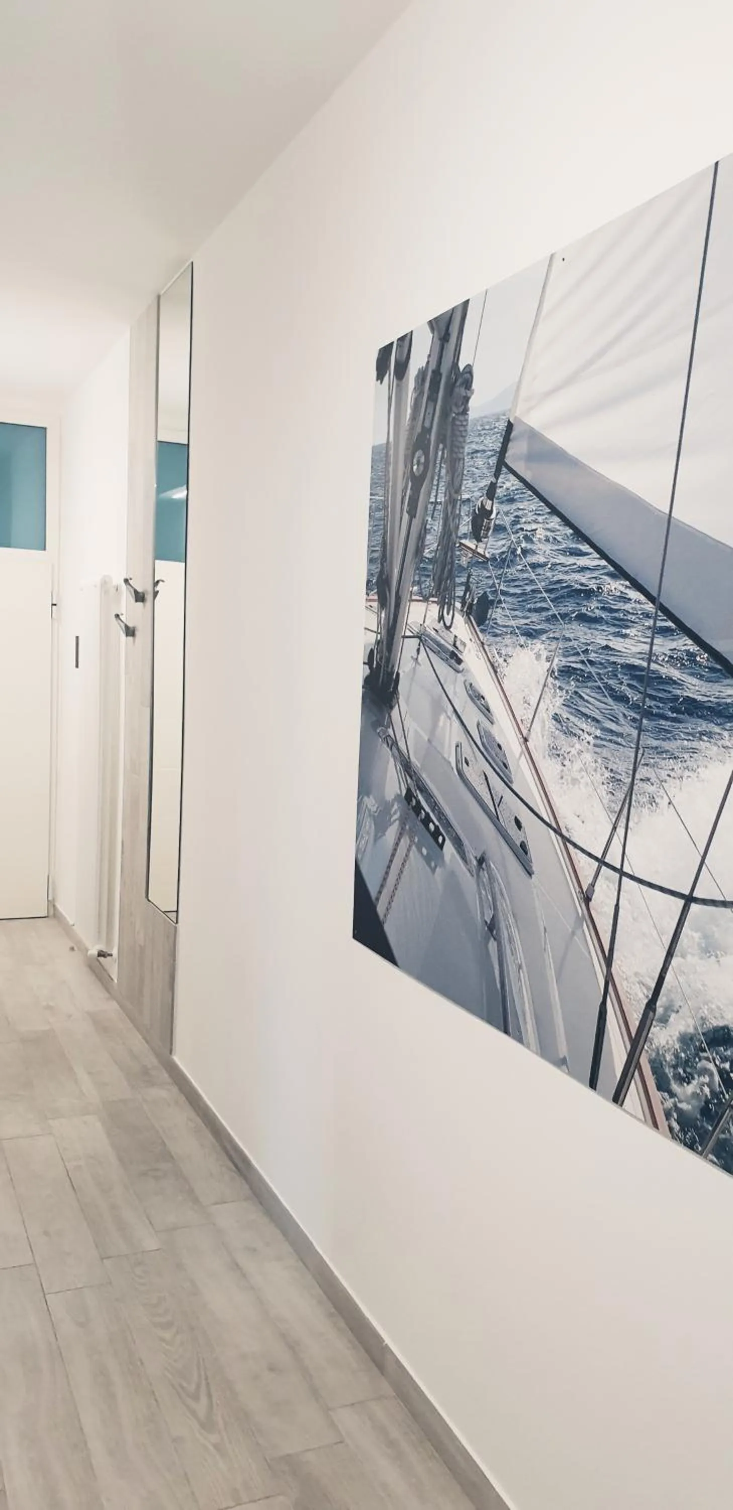 Decorative detail in Residence Diffuso Arcobaleno